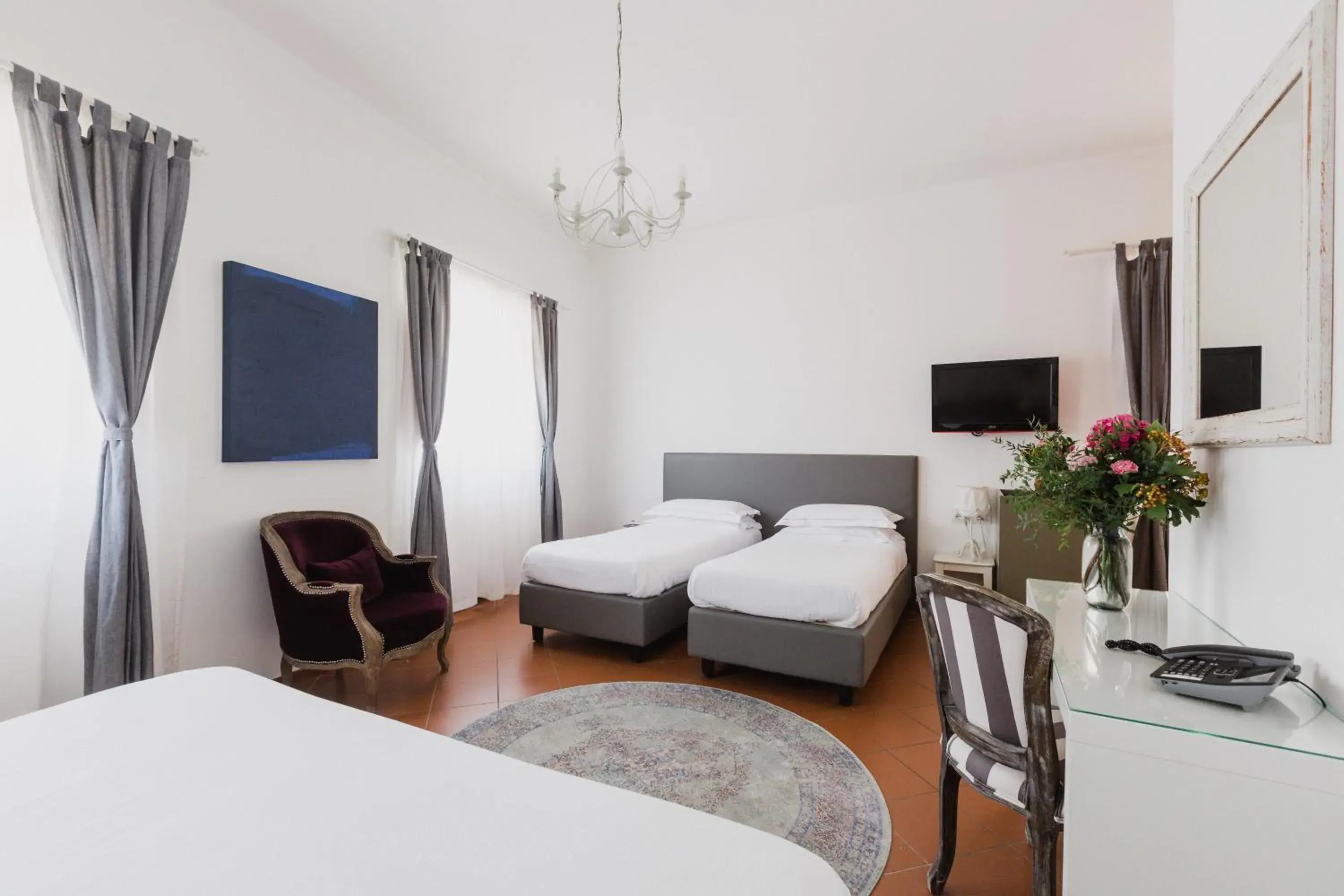 Bed in The Artists' Palace Florence Bed in The Artists' Palace Florence