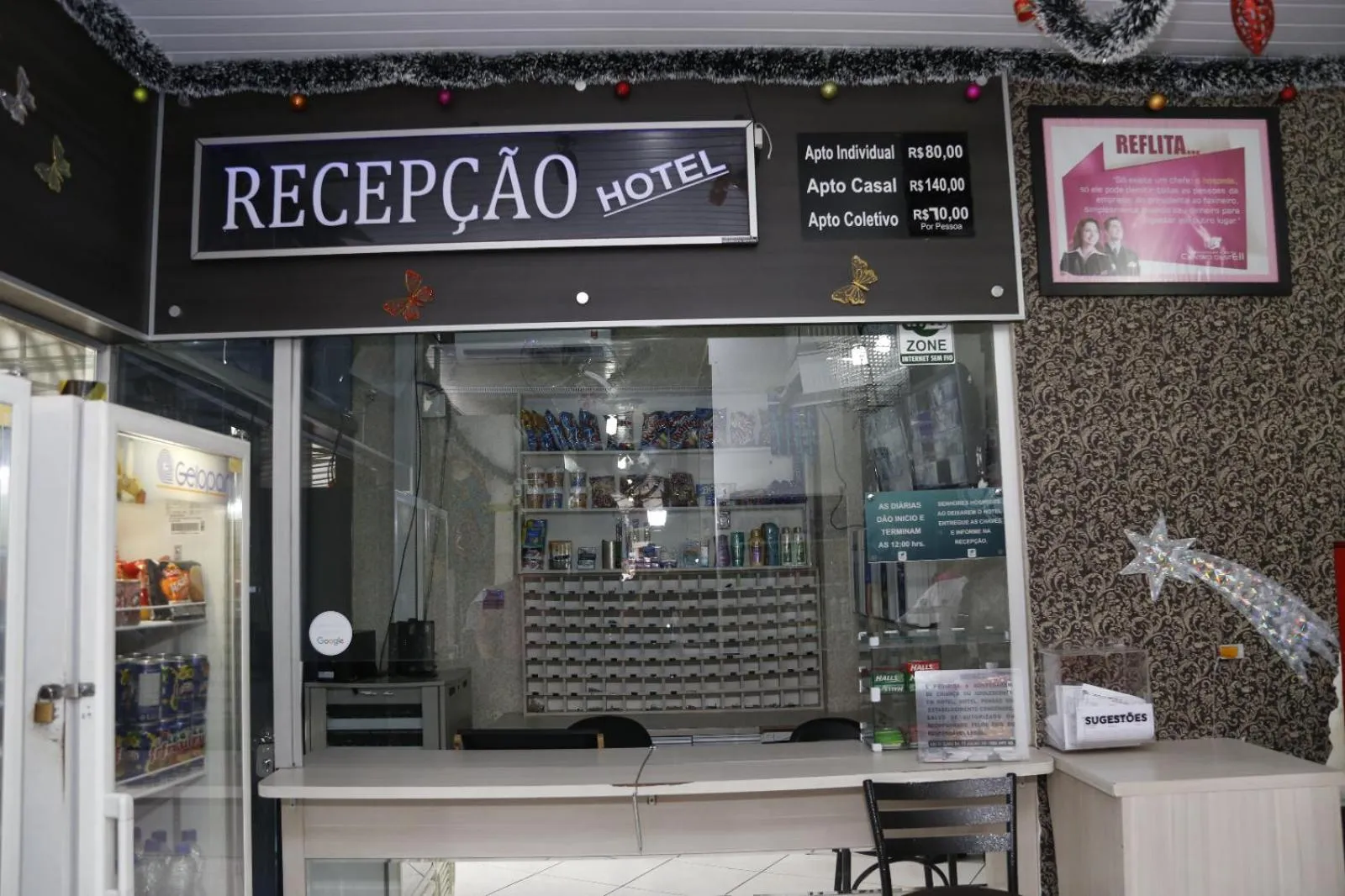 Lobby or reception in Hotel Cco Goiânia