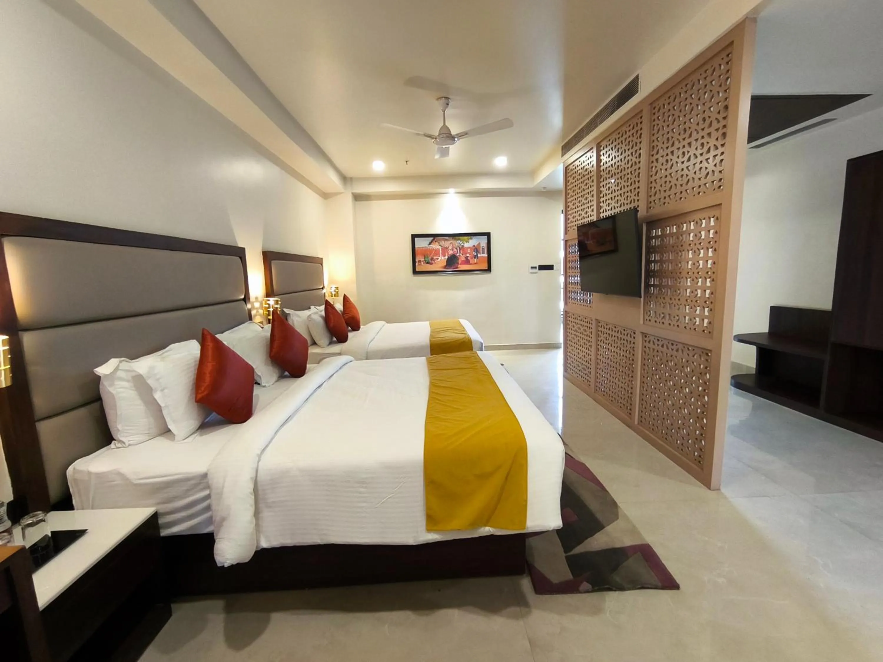 Bed in The Bindal Hotel
