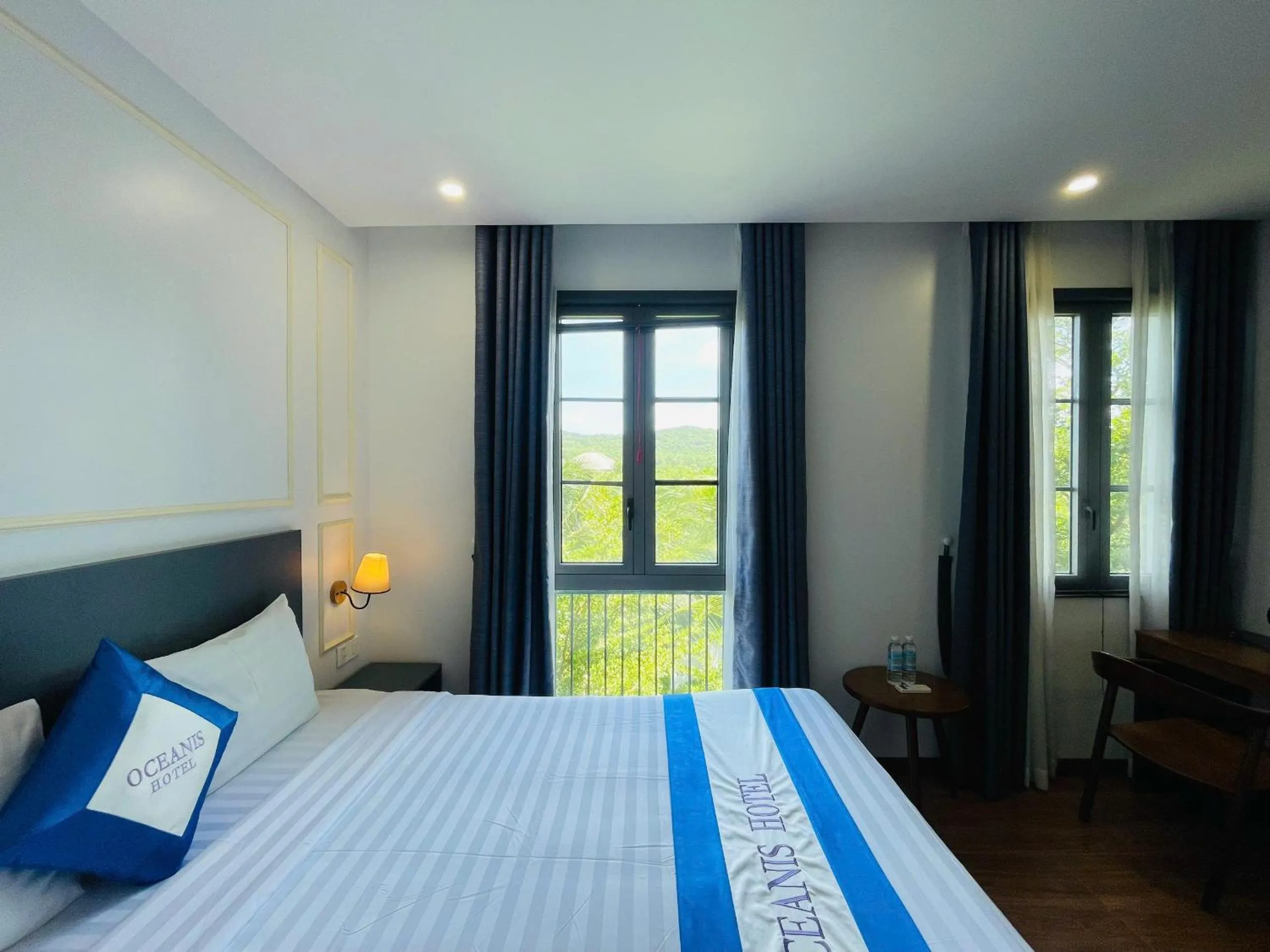 Bed in Oceanis Hotel