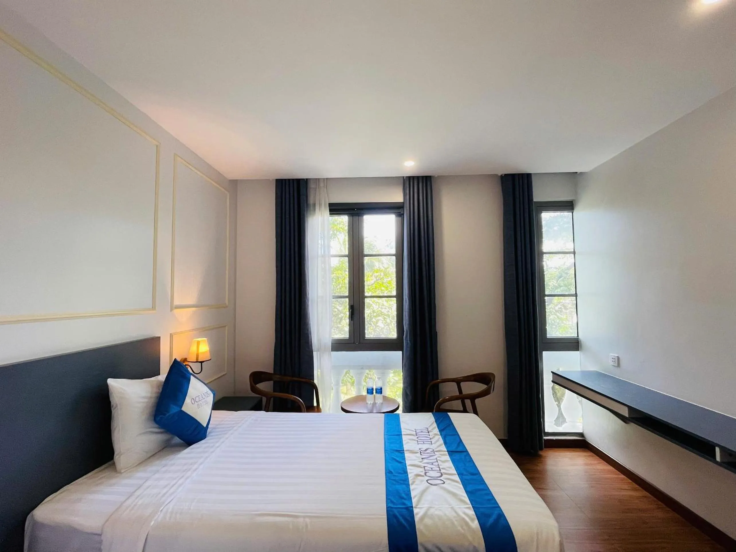 Bed in Oceanis Hotel