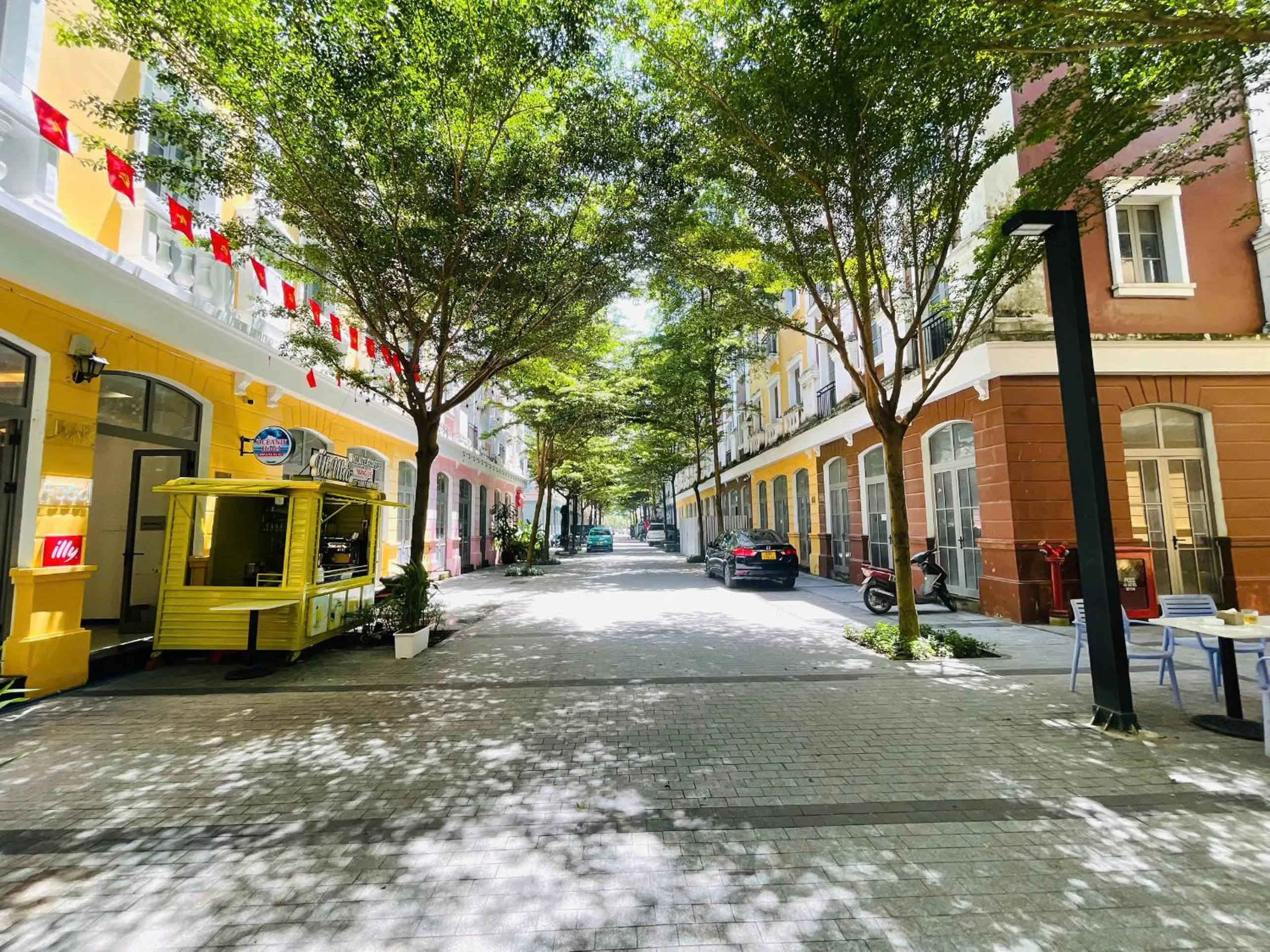 Street view in Oceanis Hotel