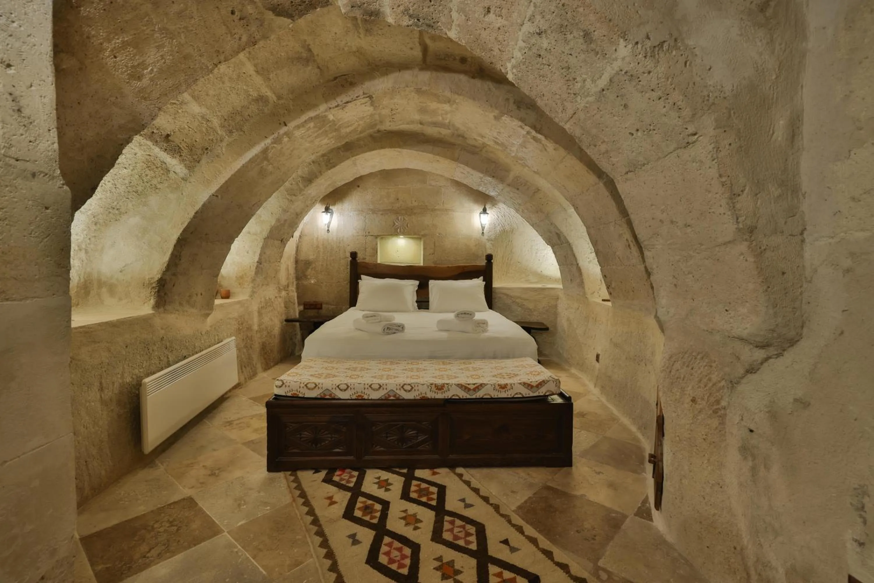Bed in Nora Cave Hotel