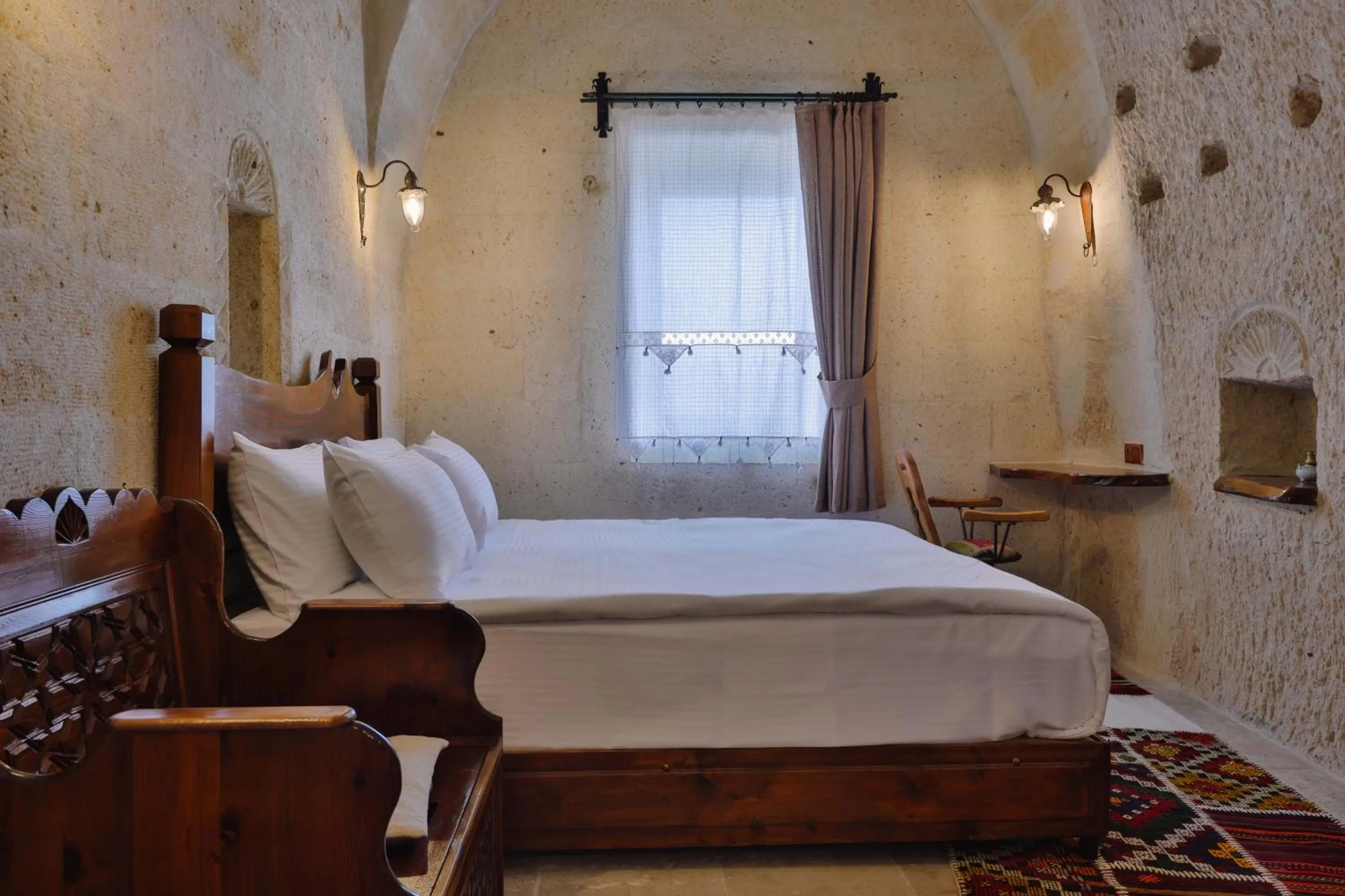 Bed in Nora Cave Hotel