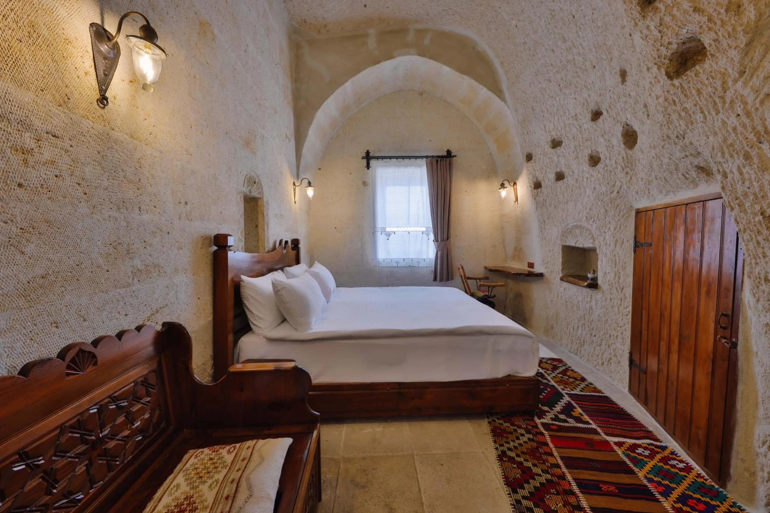 Bed in Nora Cave Hotel