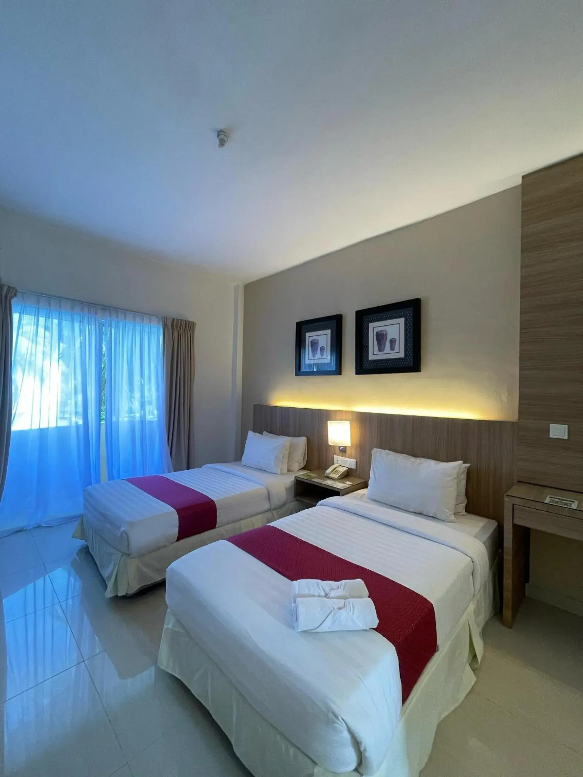 Bed in Rompin Beach Resorts Bed in Rompin Beach Resorts