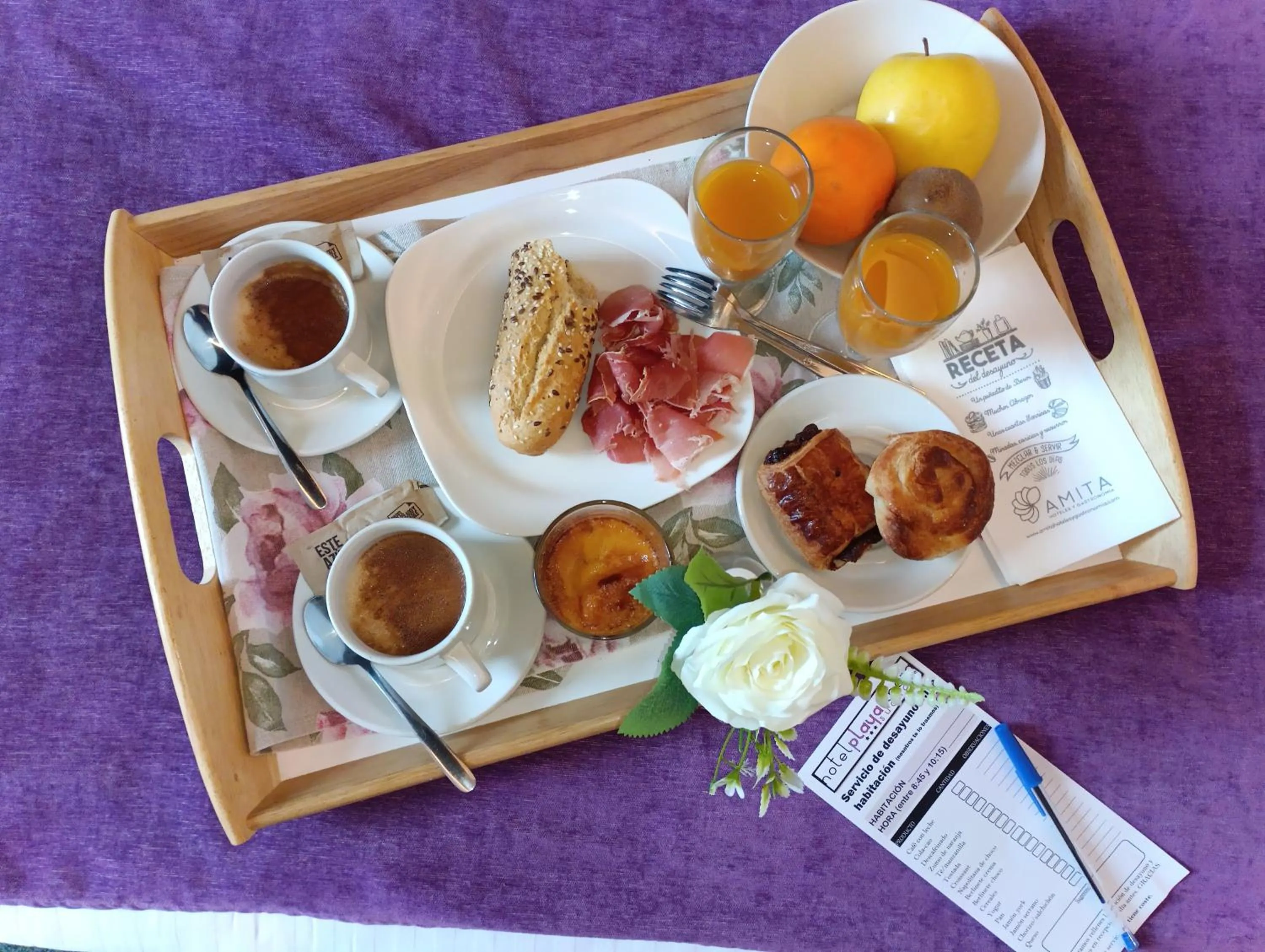 Breakfast in Hotel Playa Ribera