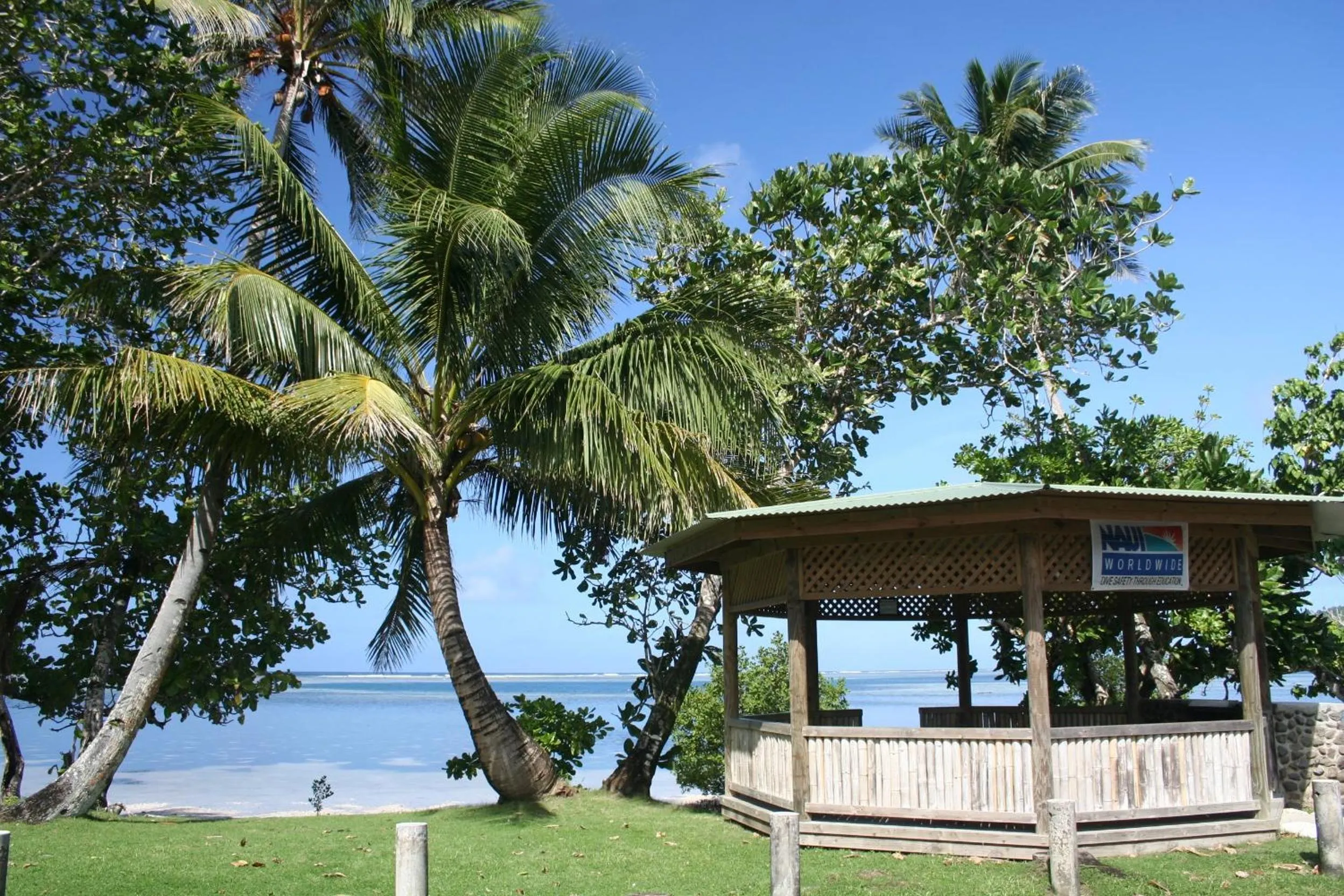 BBQ facilities in Kosrae Nautilus Resort