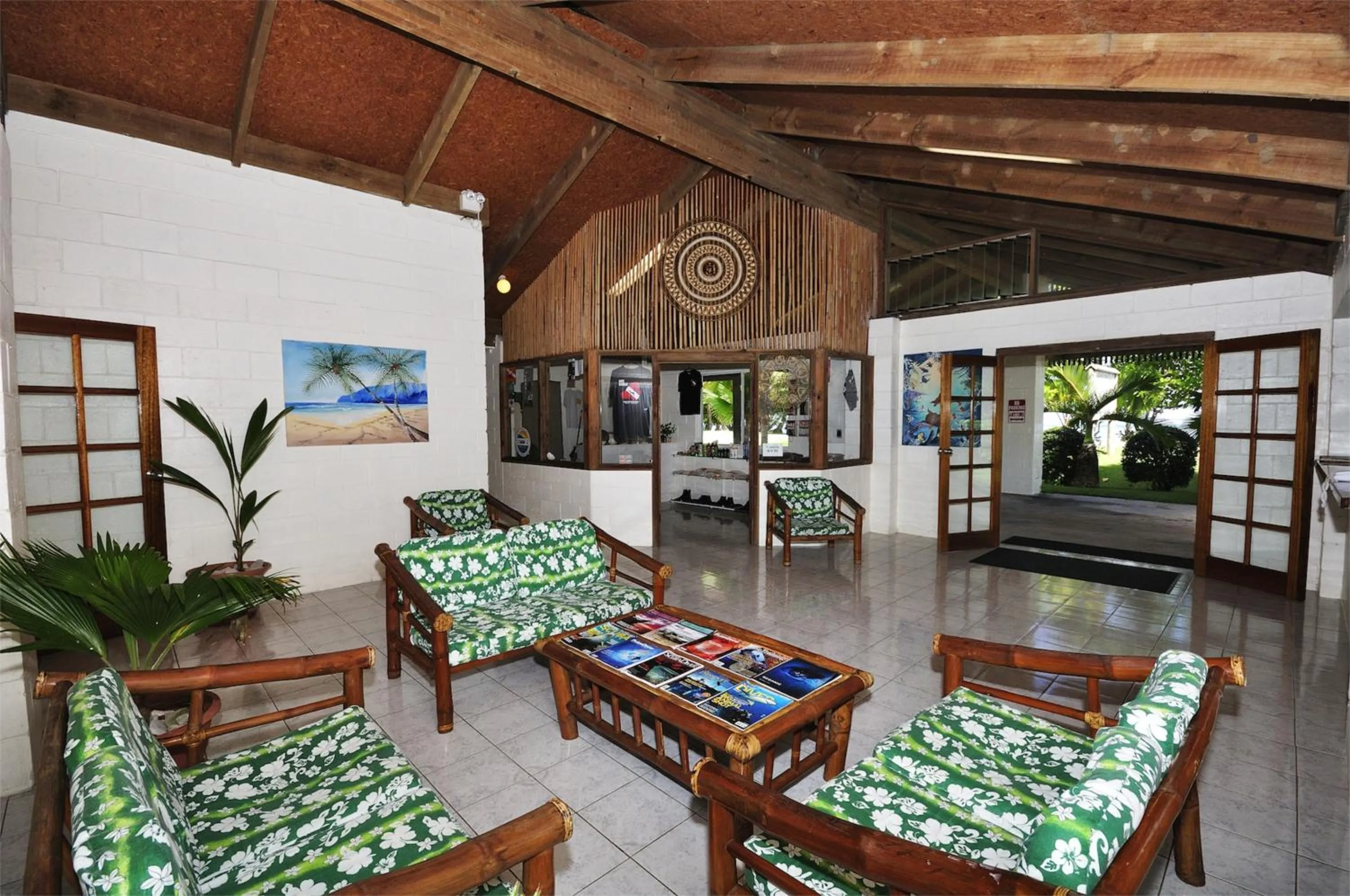 Lobby or reception in Kosrae Nautilus Resort