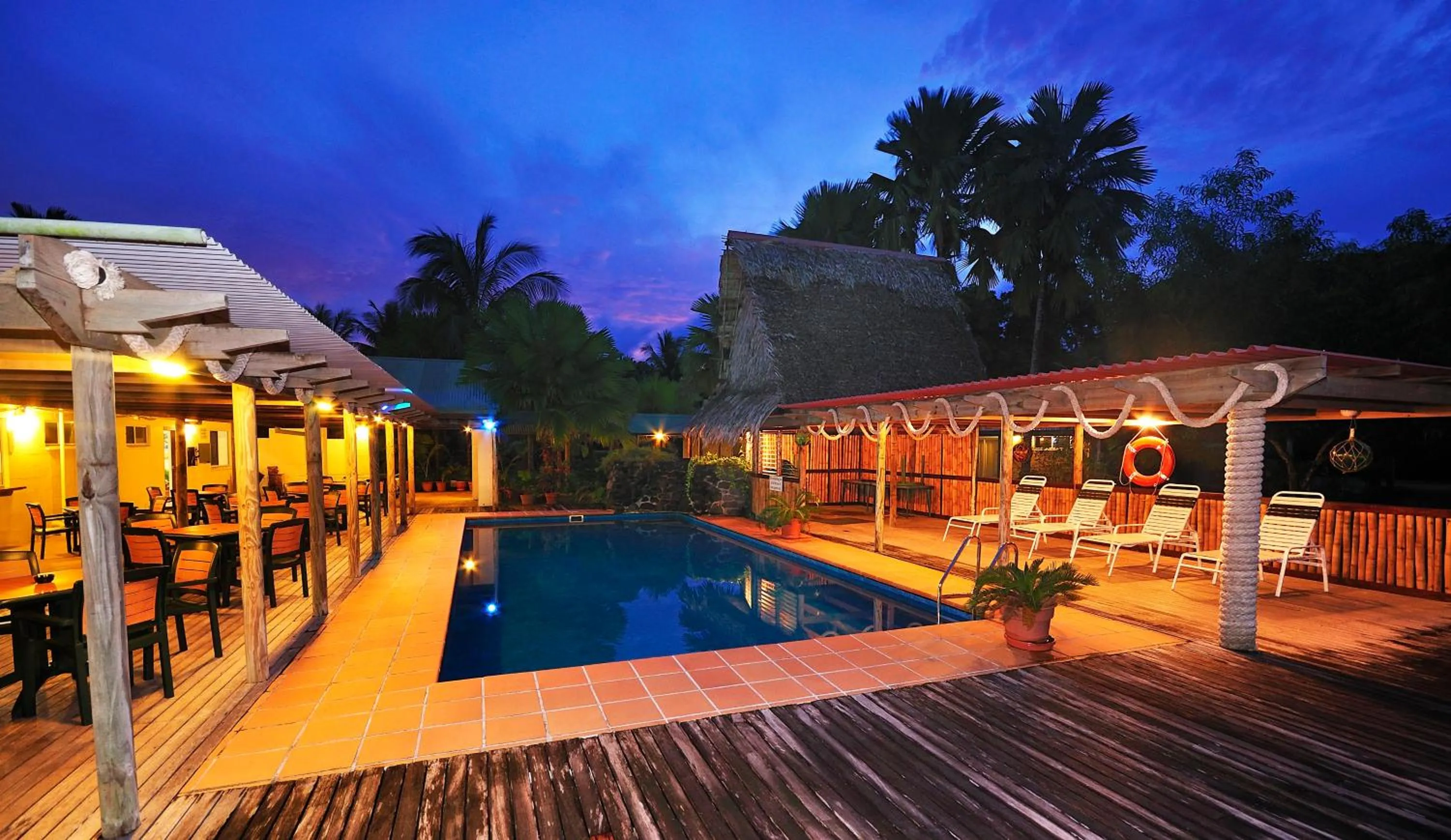 Swimming pool in Kosrae Nautilus Resort
