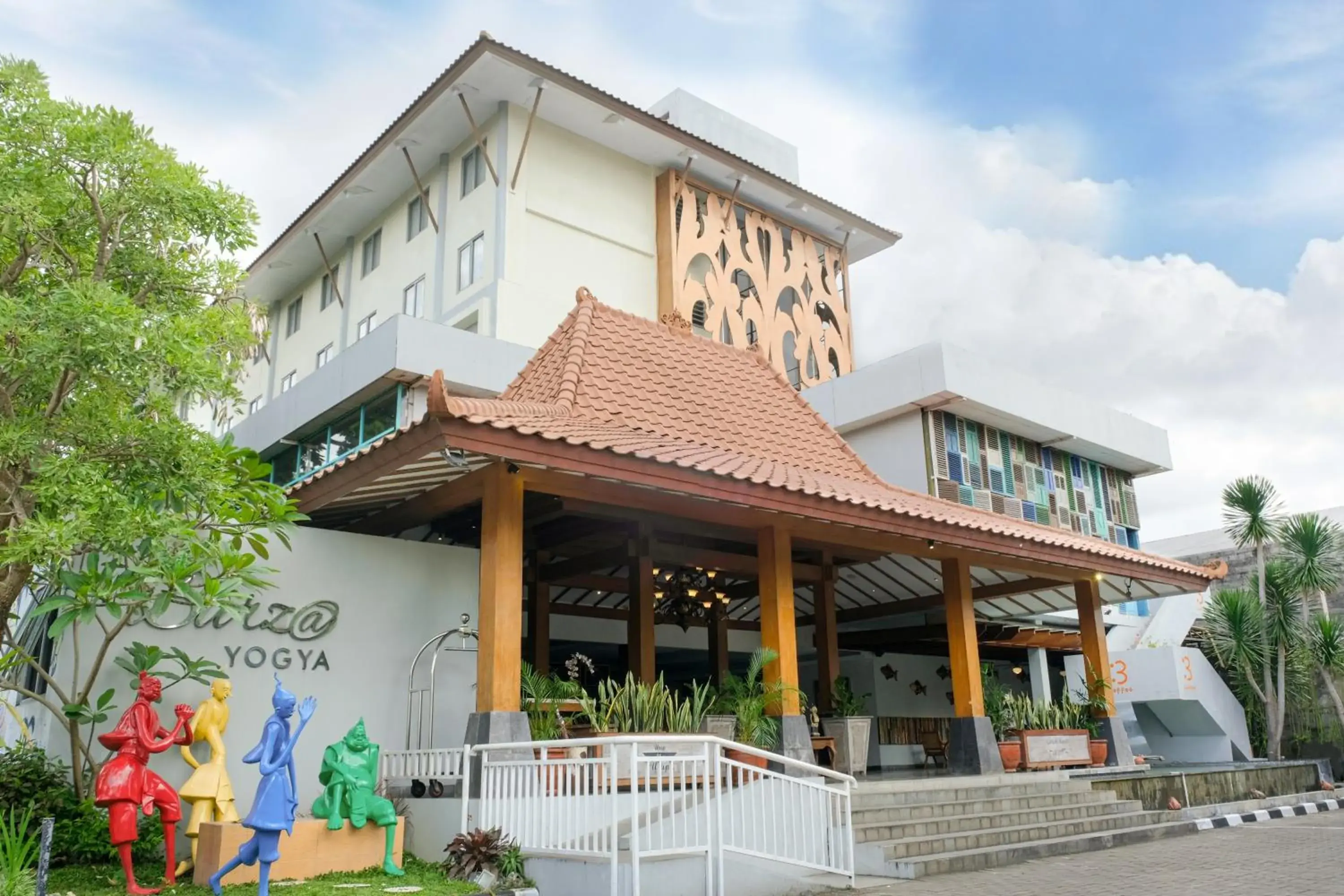 Facade/entrance, Property Building in Burza Hotel Yogyakarta