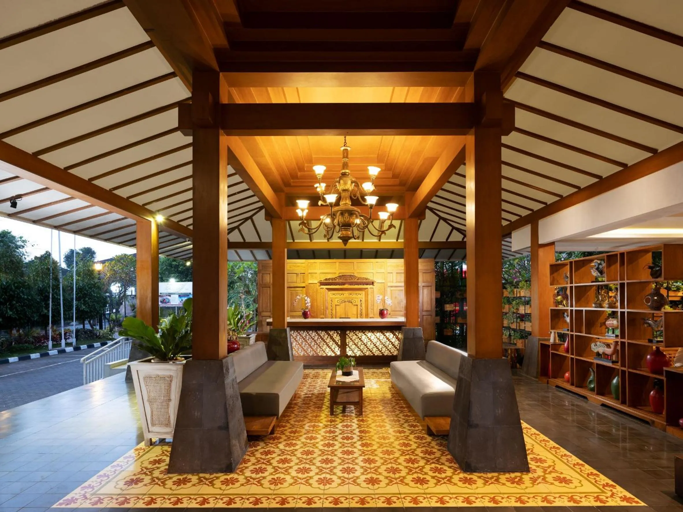 Lobby or reception in Burza Hotel Yogyakarta