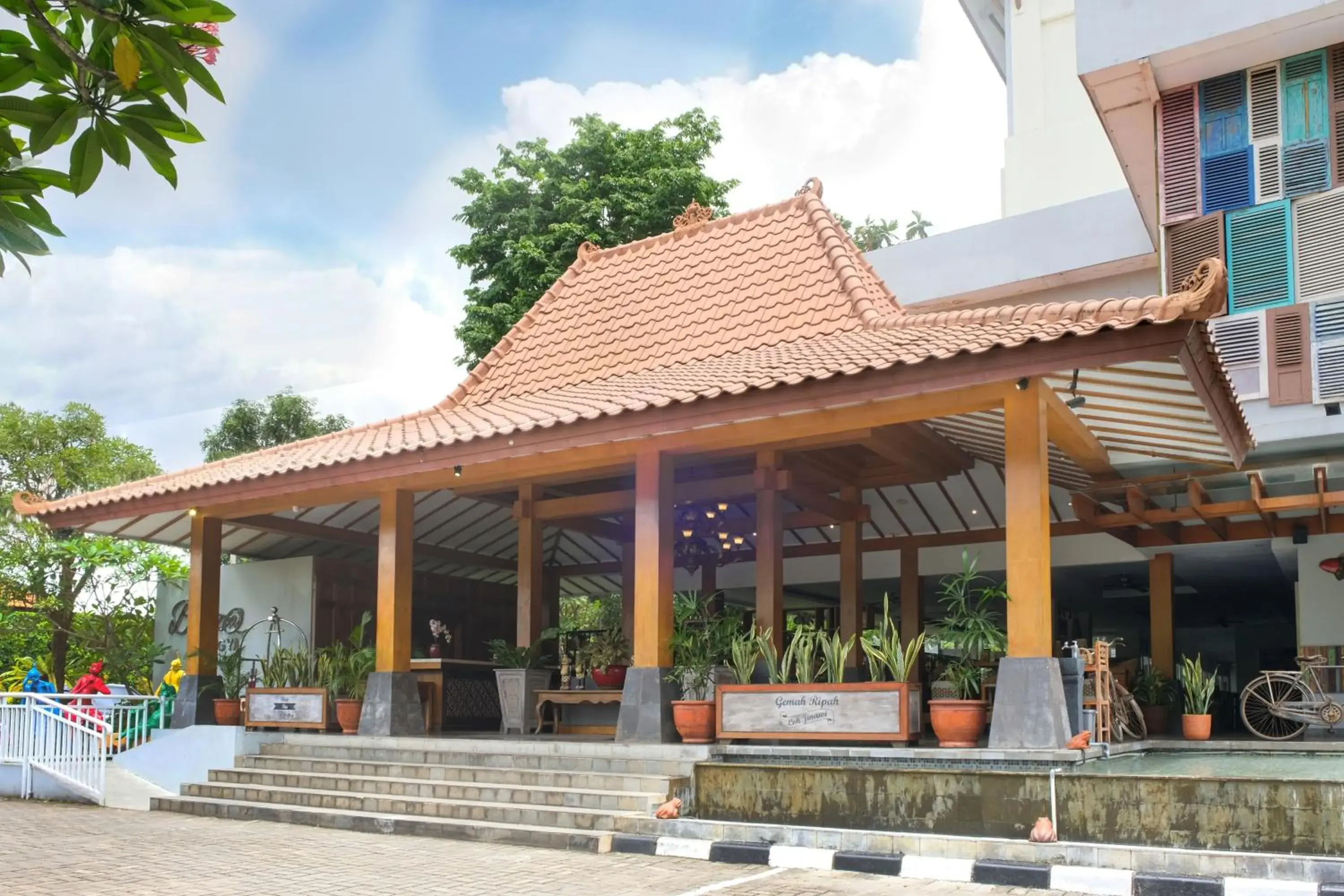 Property building in Burza Hotel Yogyakarta
