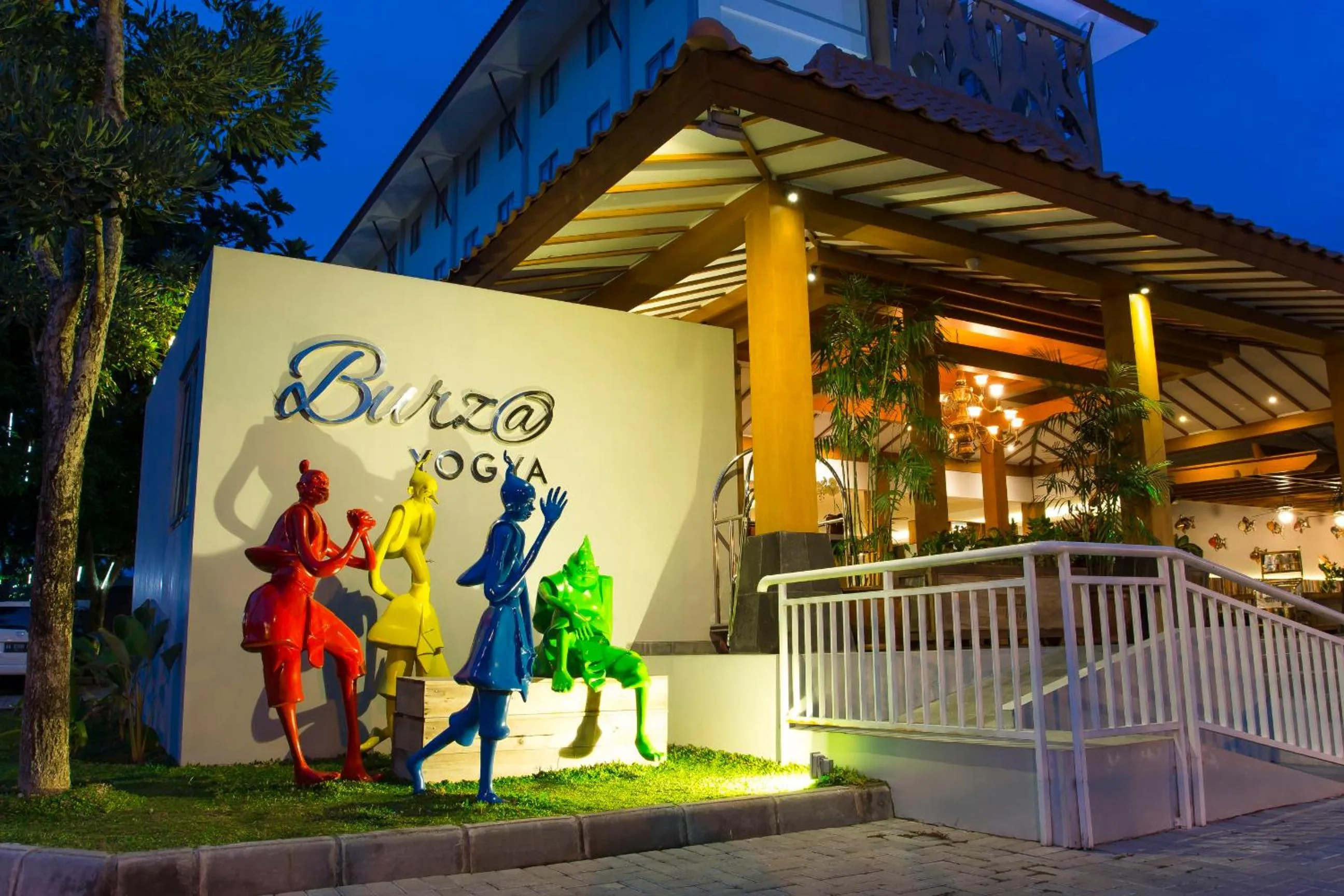 Property building in Burza Hotel Yogyakarta