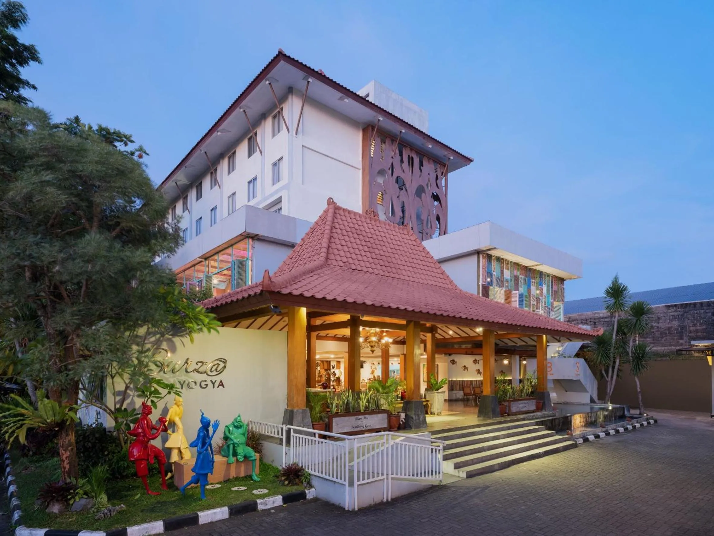 Property building in Burza Hotel Yogyakarta