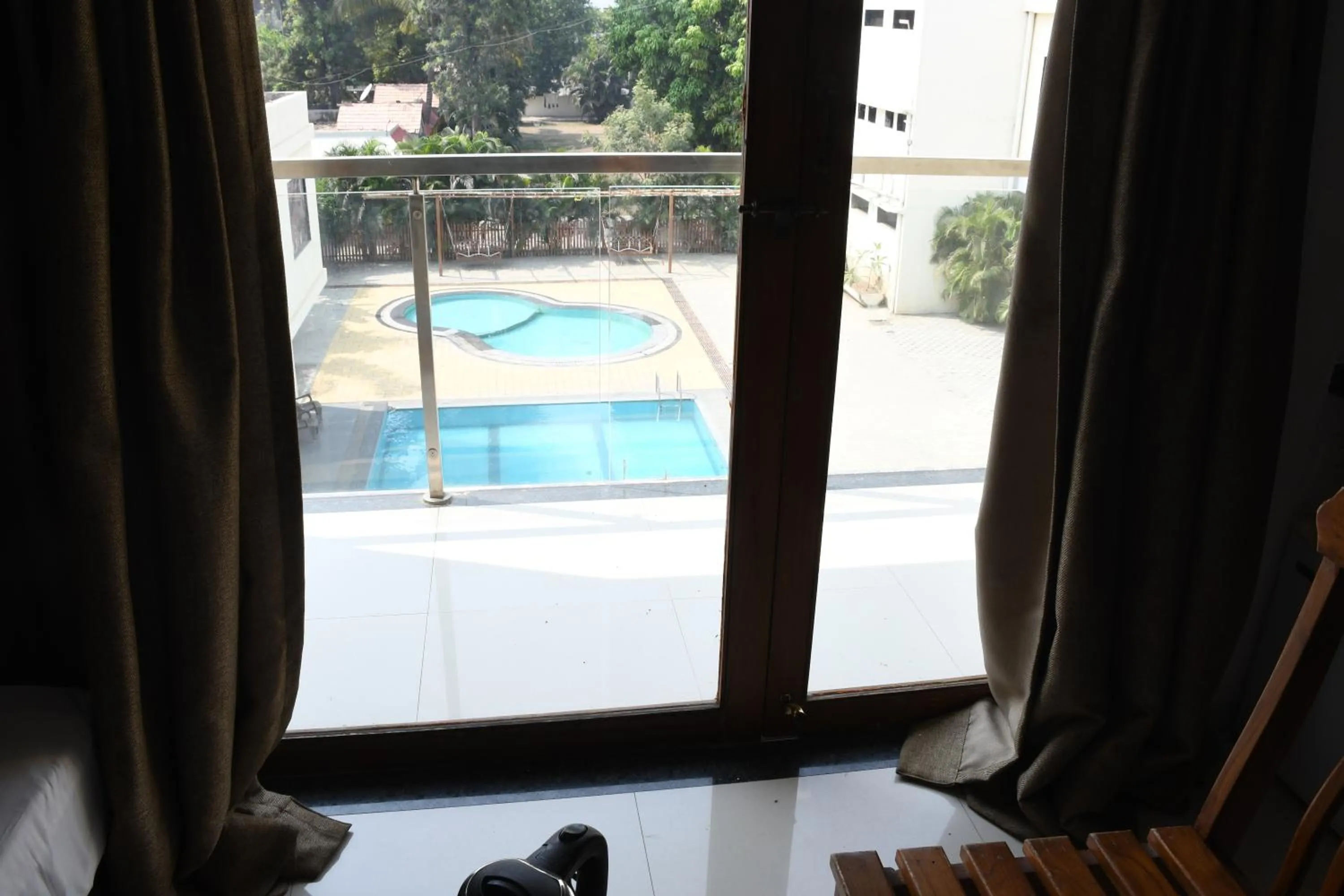 Pool view in Pushpak Resort