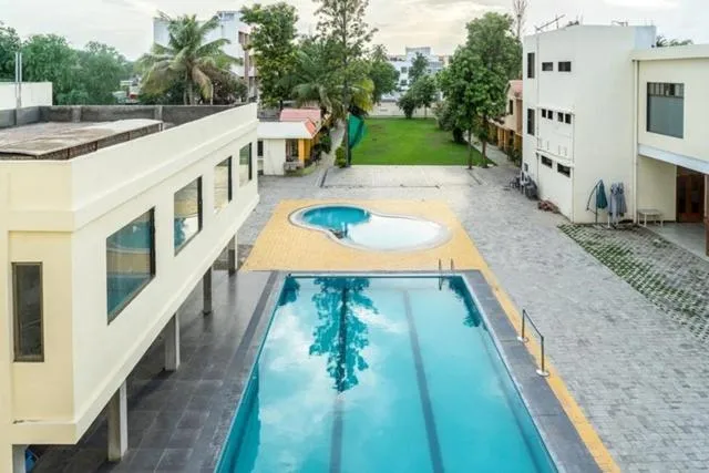 Pool view in Pushpak Resort