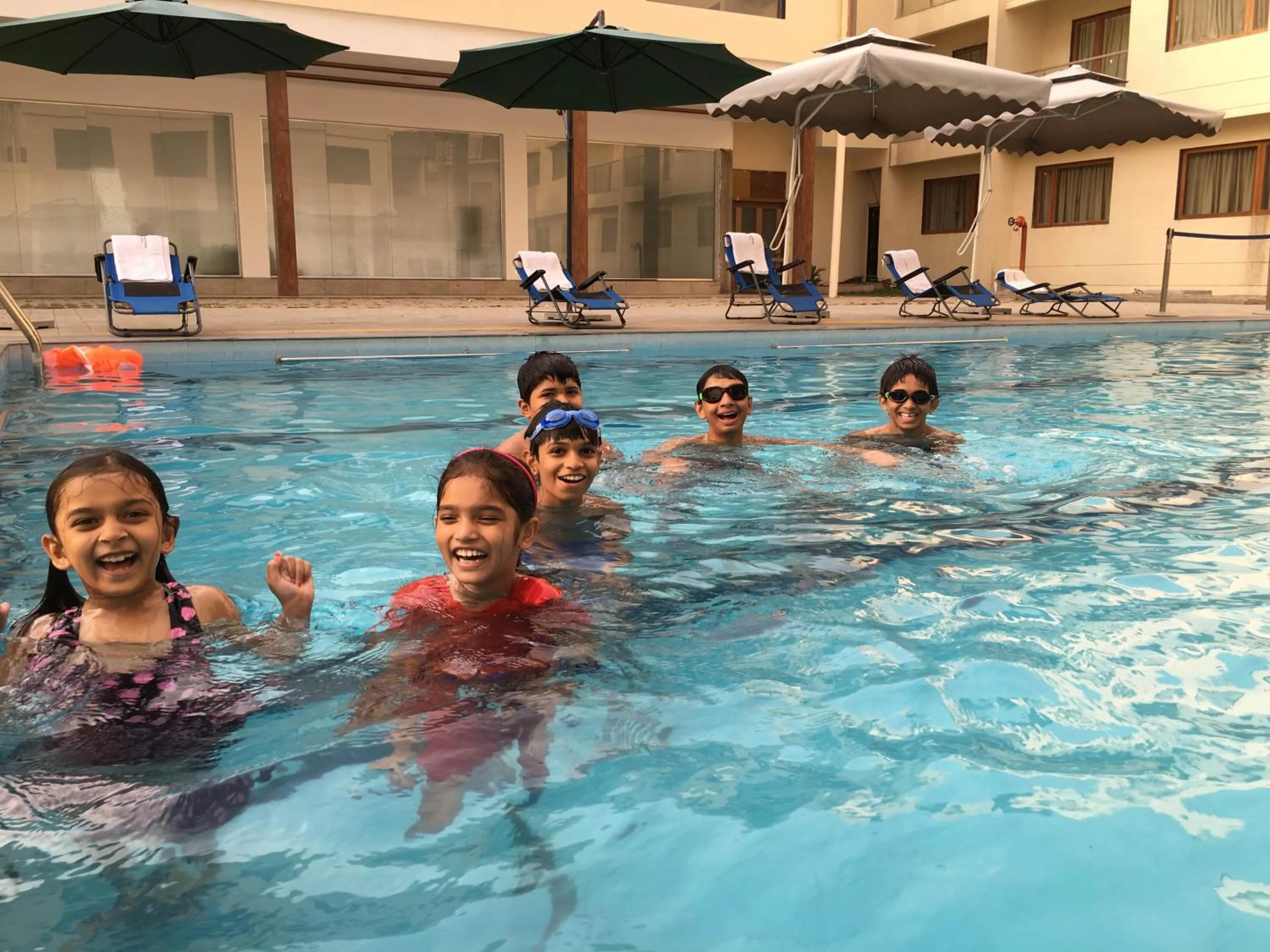 Swimming pool in Pushpak Resort