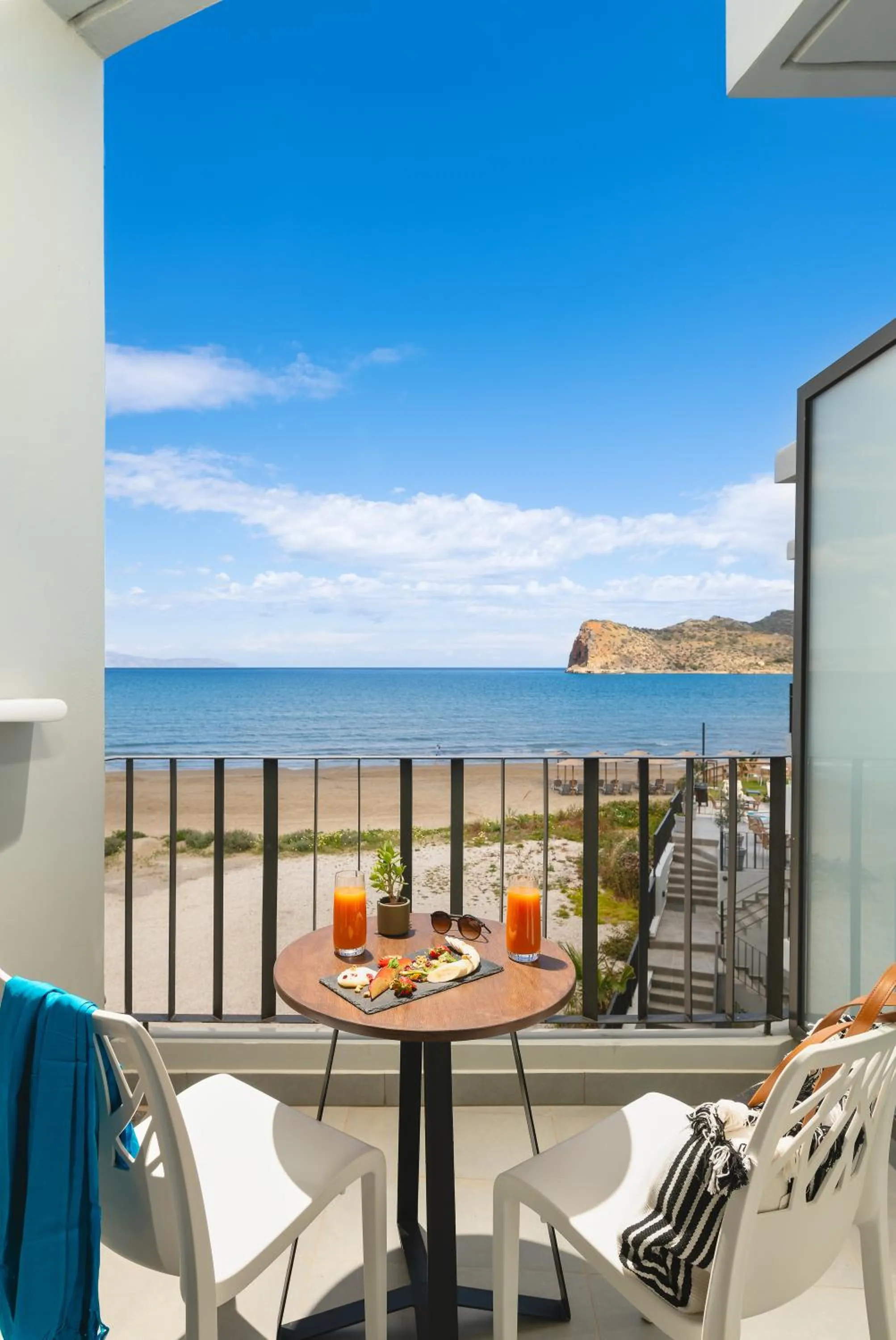 Balcony/Terrace in Elia Agia Marina Hotel