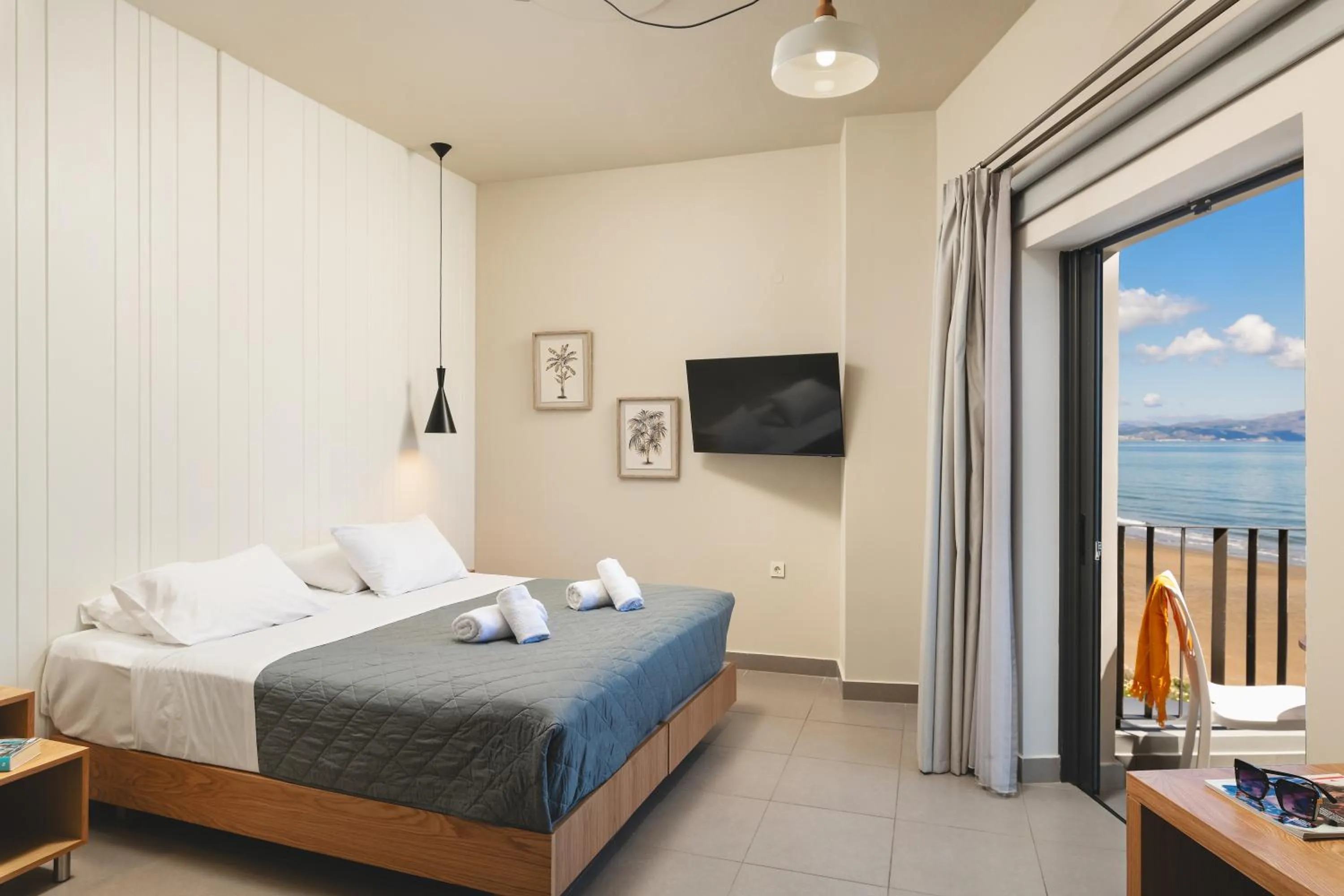 Photo of the whole room, Bed in Elia Agia Marina Hotel