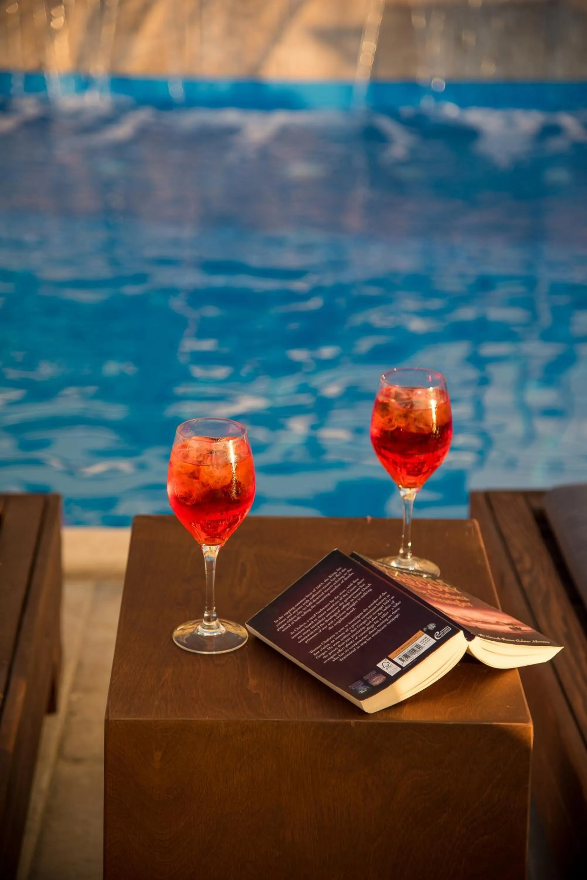 Pool view in Elia Agia Marina Hotel