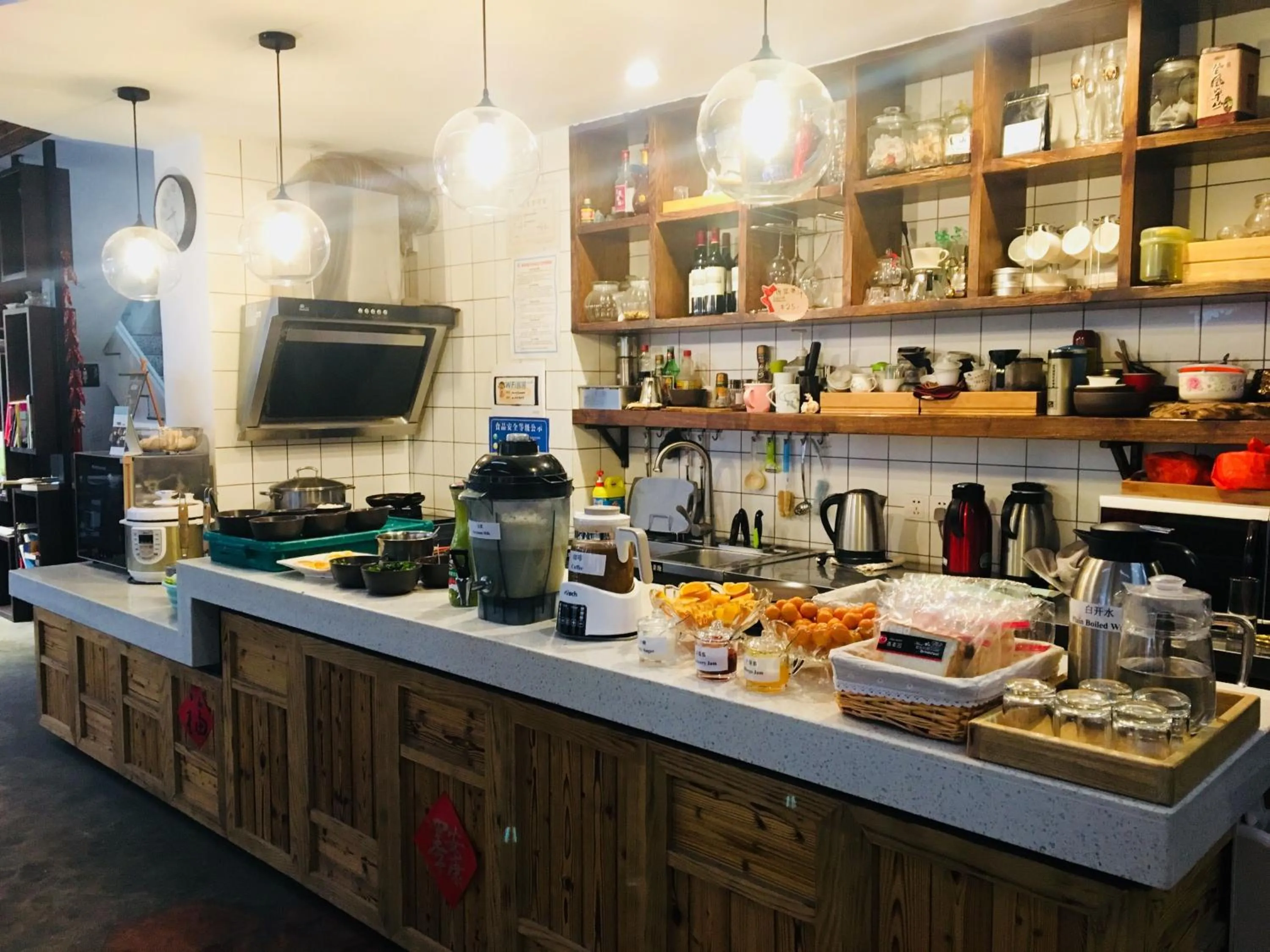 Breakfast in Moon Flower Hotel