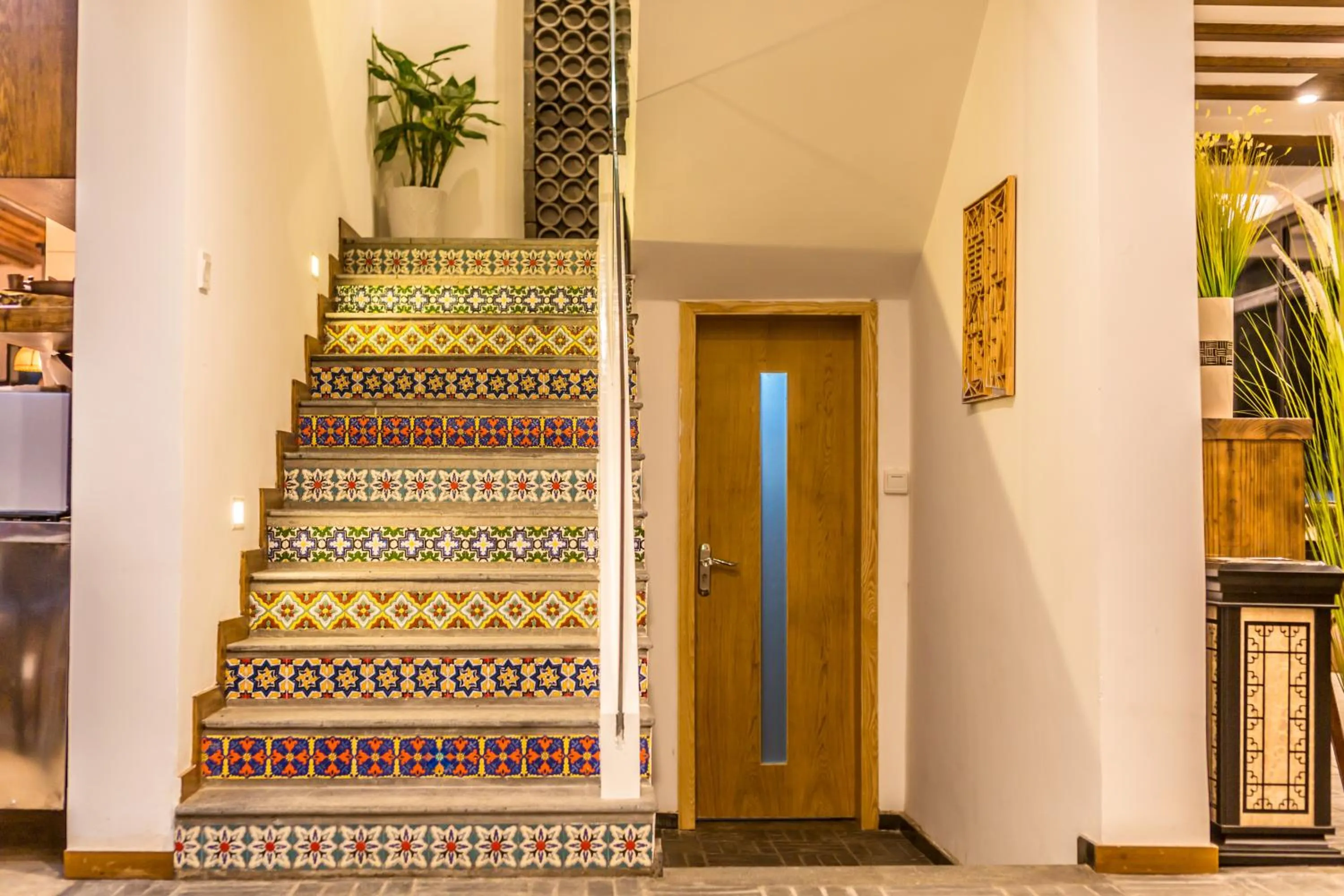 Decorative detail in Moon Flower Hotel