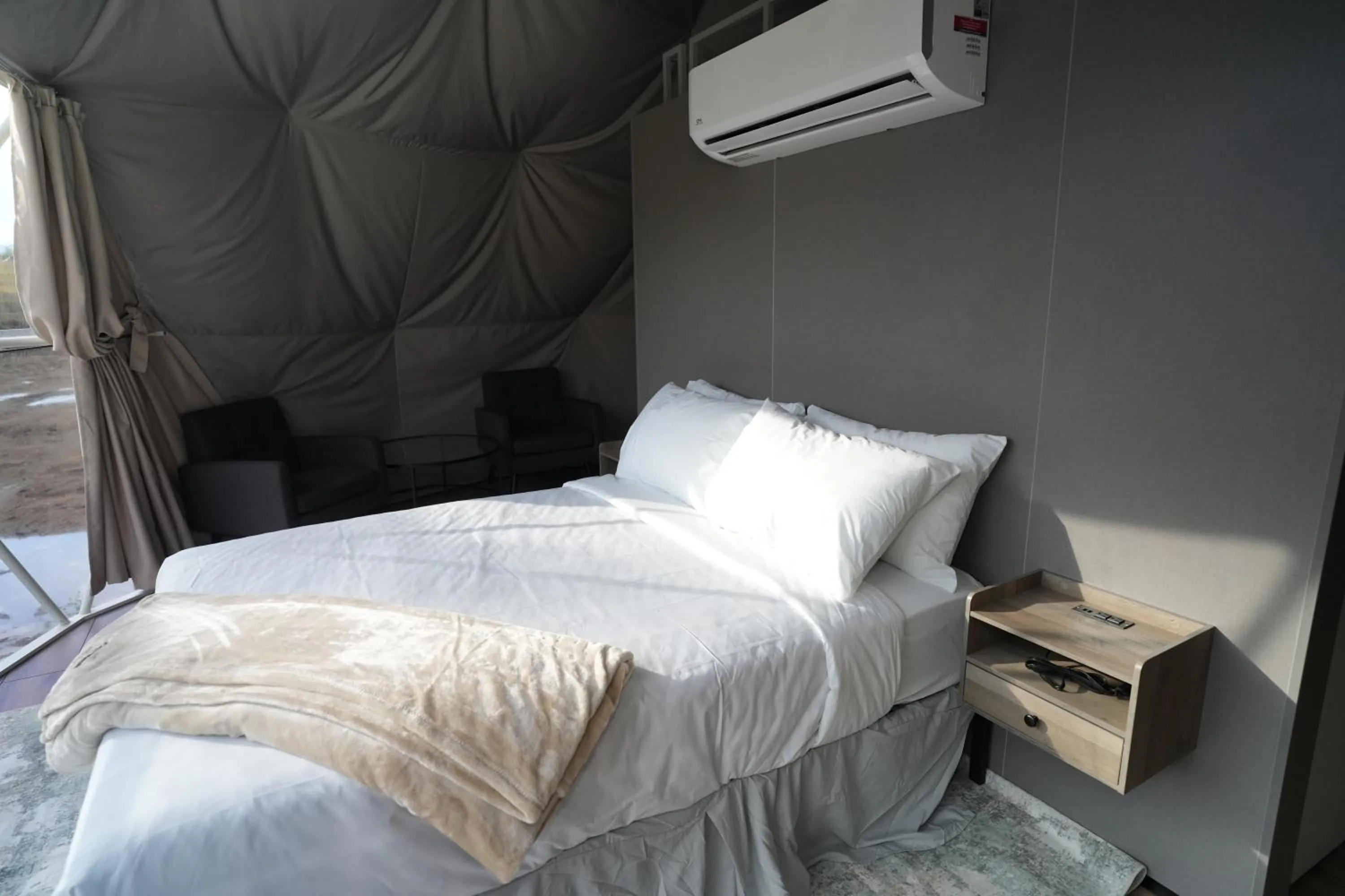 Bed in The Nest at Black Hawk