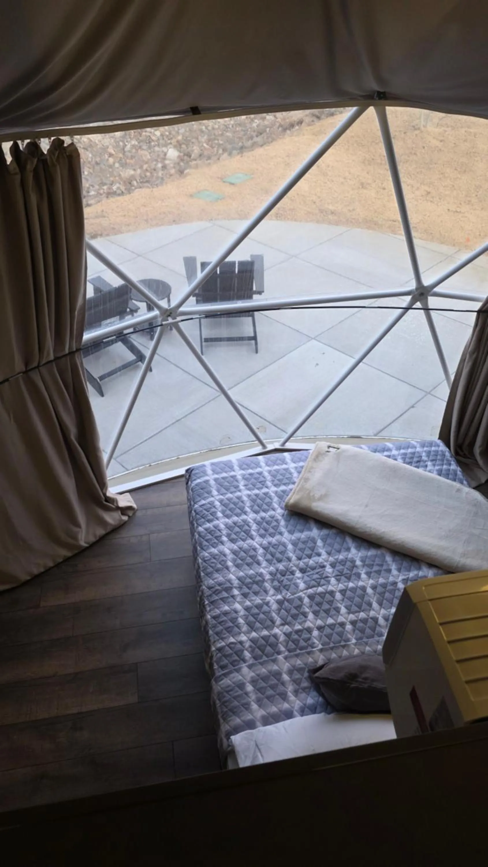 Bed in The Nest at Black Hawk