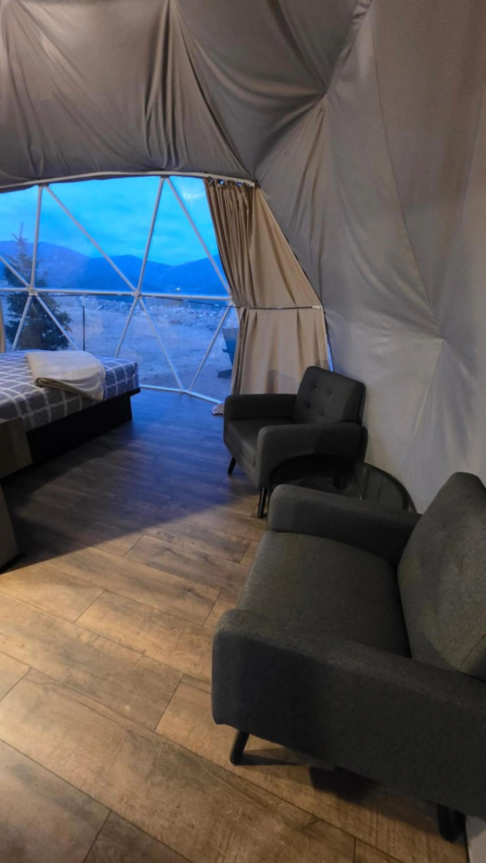 Living room in The Nest at Black Hawk