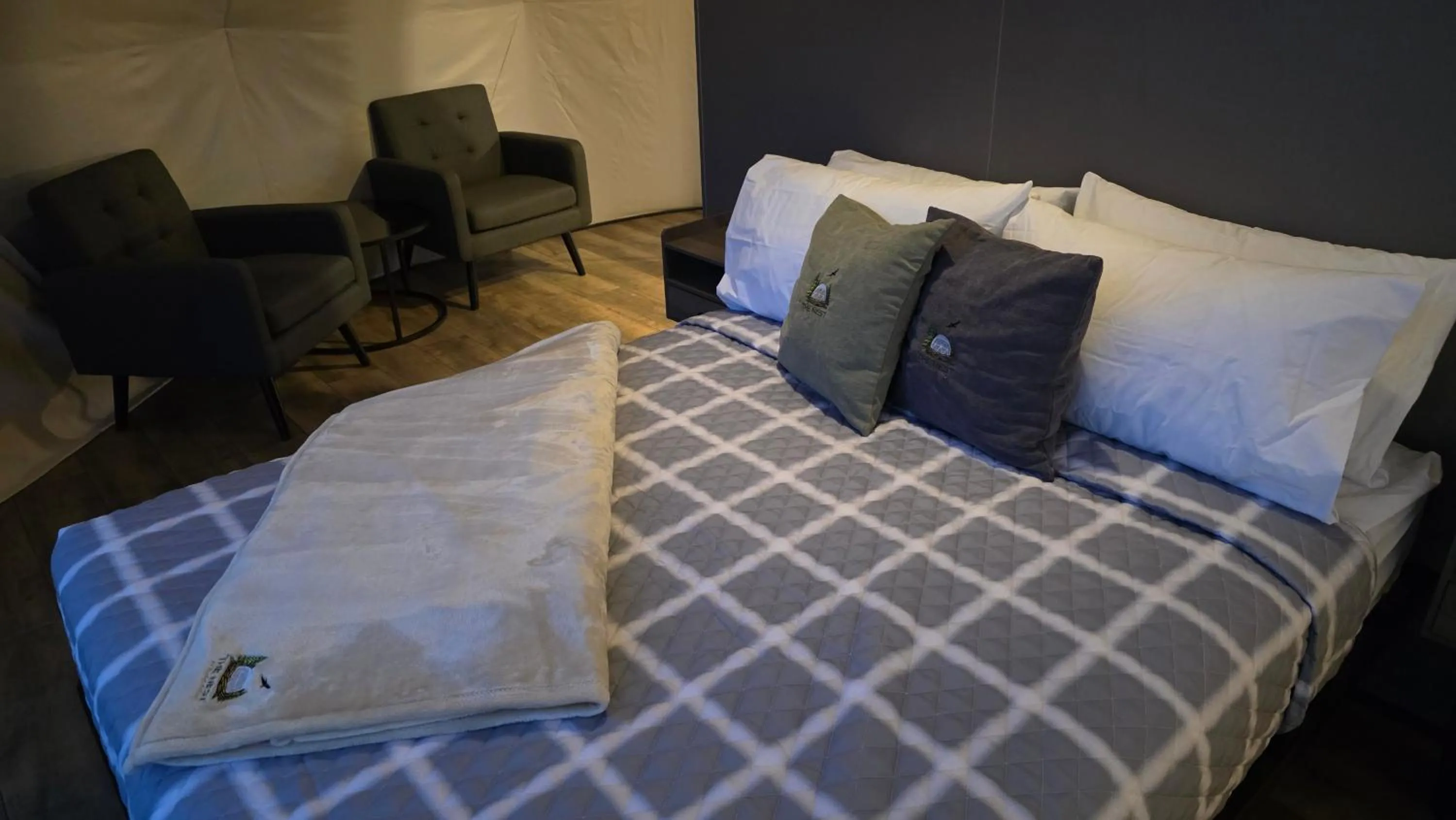 Bed in The Nest at Black Hawk