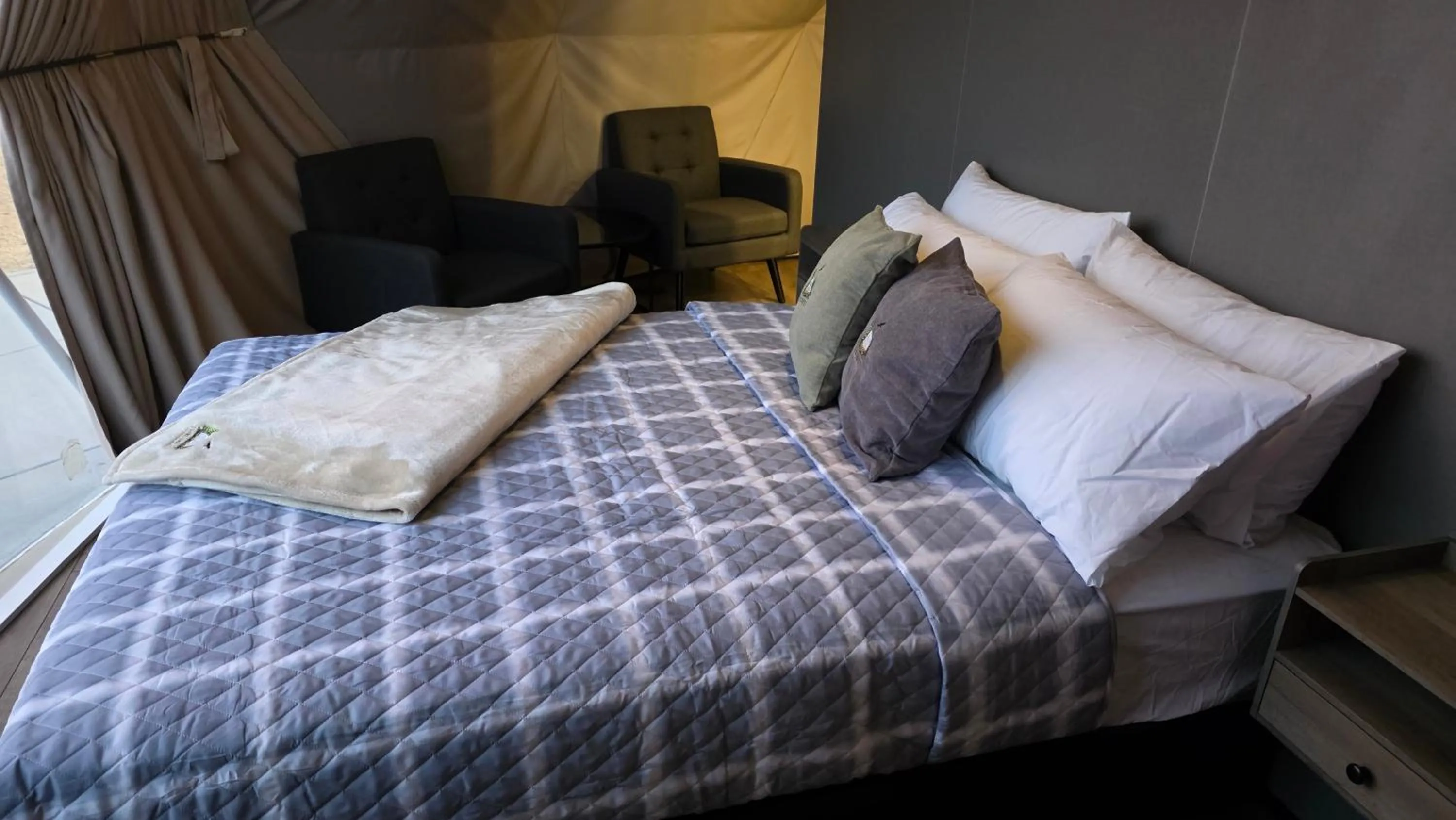 Bed in The Nest at Black Hawk