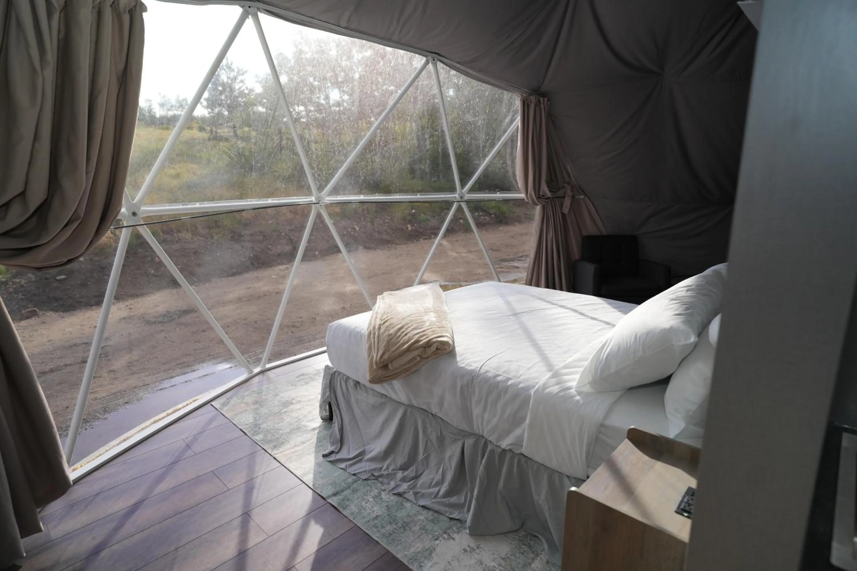 Bed in The Nest at Black Hawk