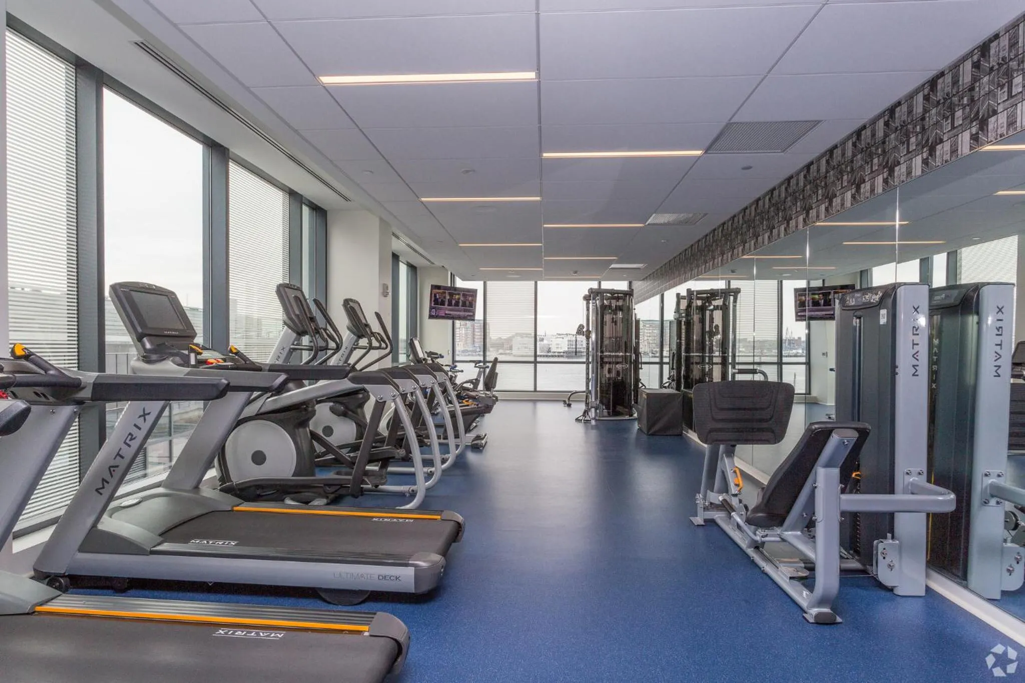 Fitness centre/facilities in Luxury Apartments by Hyatus Downtown Boston