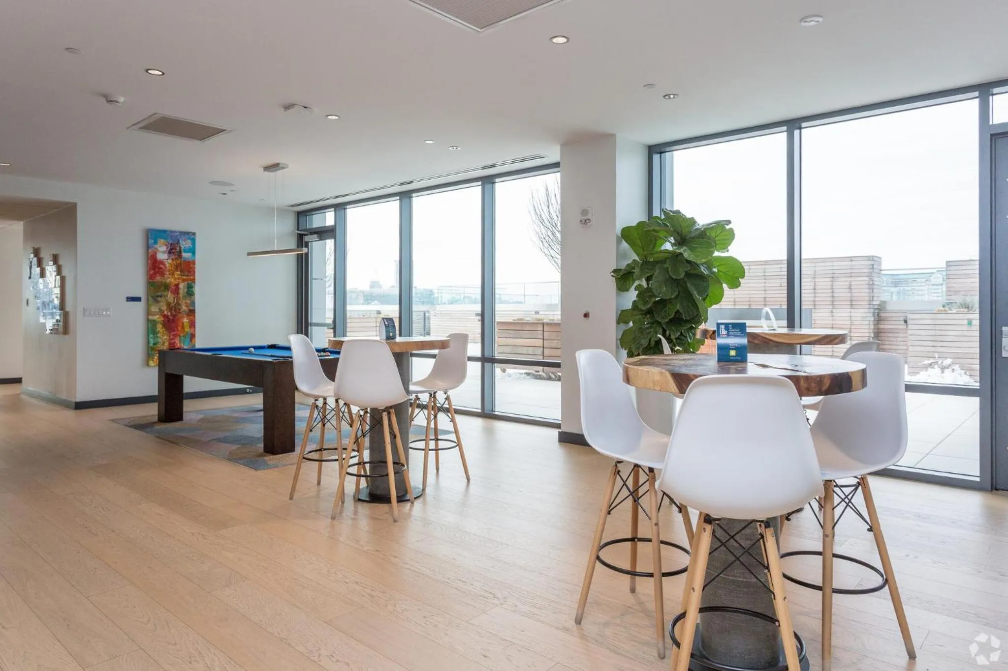 Game Room in Luxury Apartments by Hyatus Downtown Boston