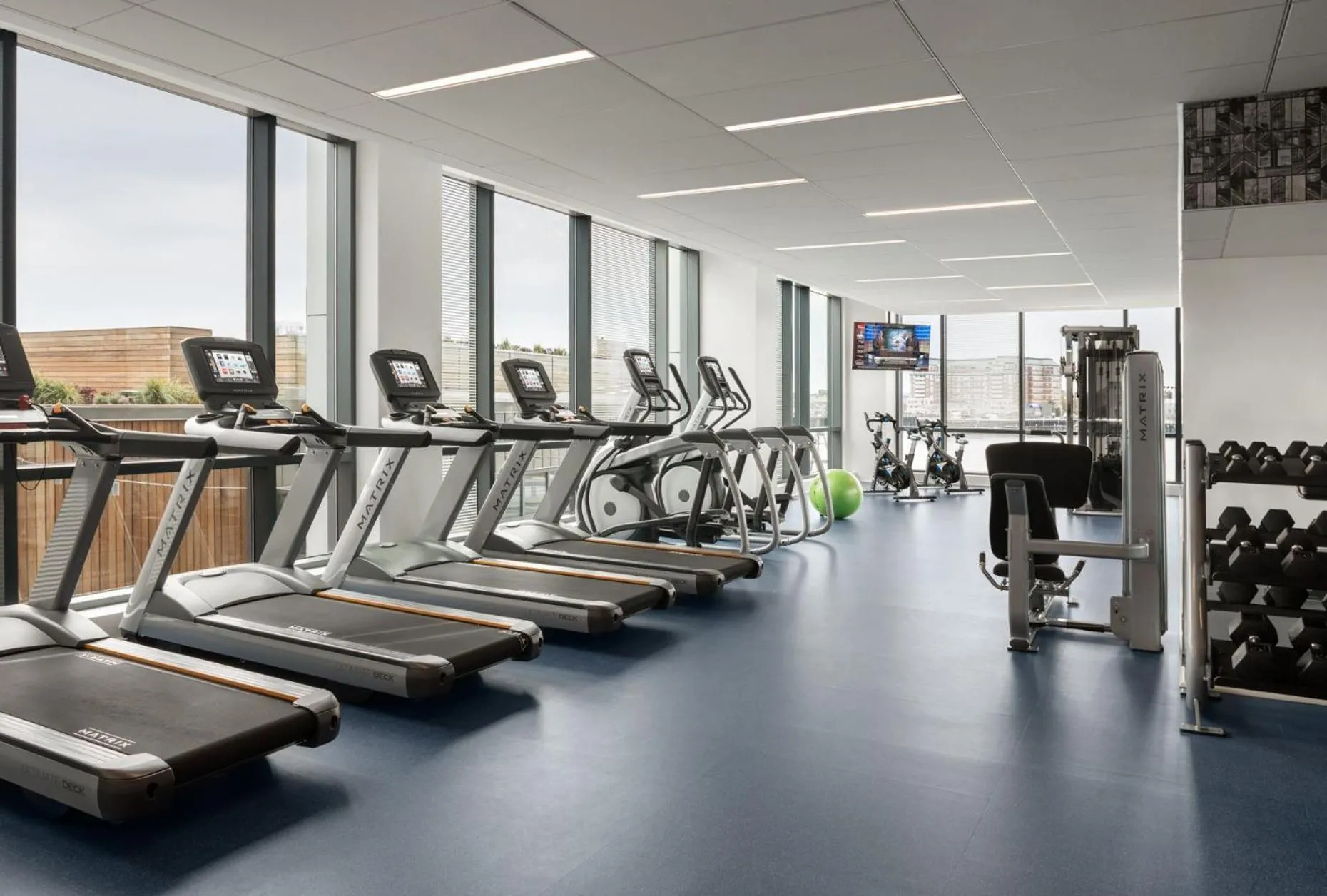 Fitness centre/facilities in Luxury Apartments by Hyatus Downtown Boston
