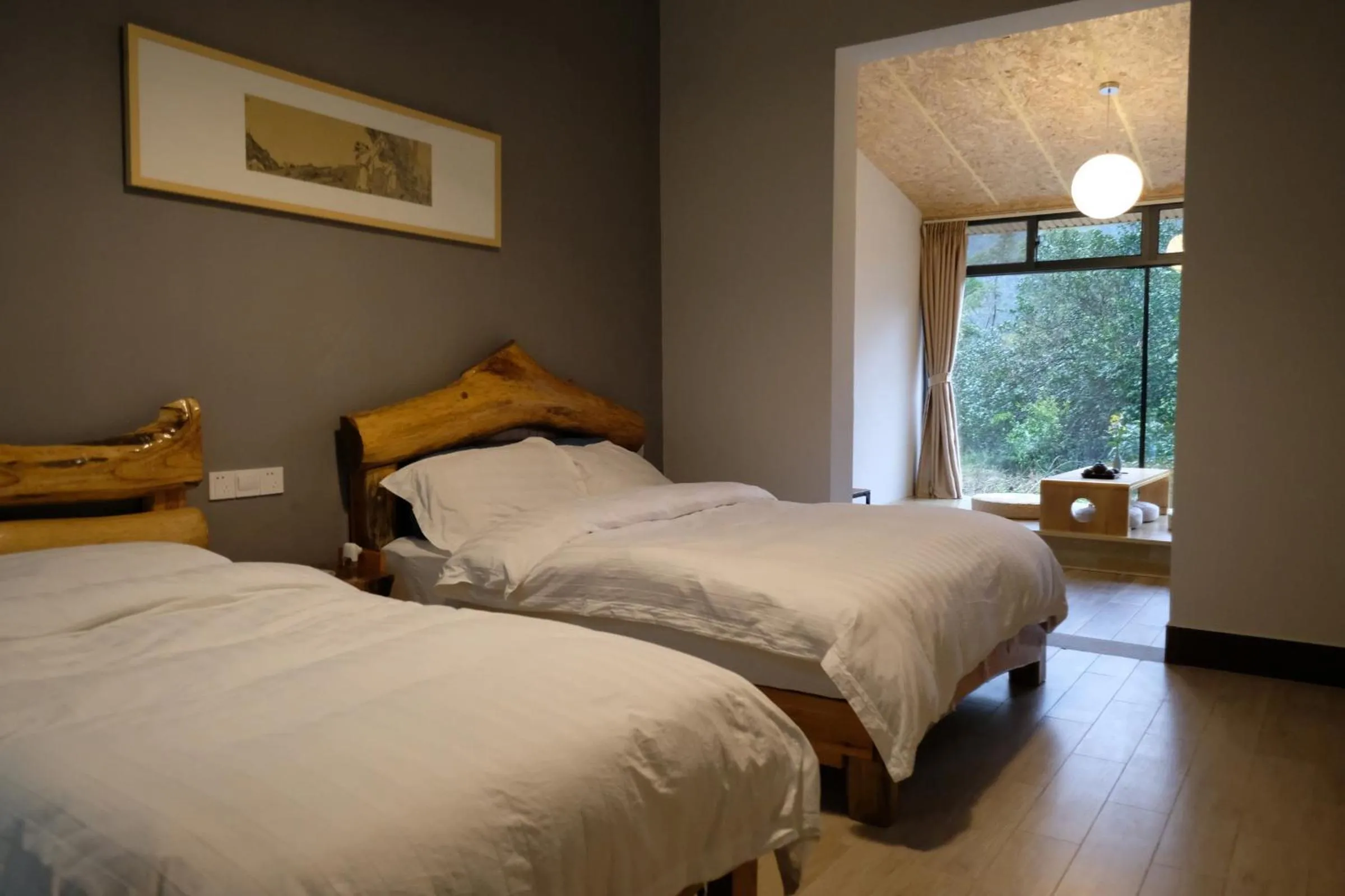 Triple Room with Mountain View in Nirvana Organic Farm Inn