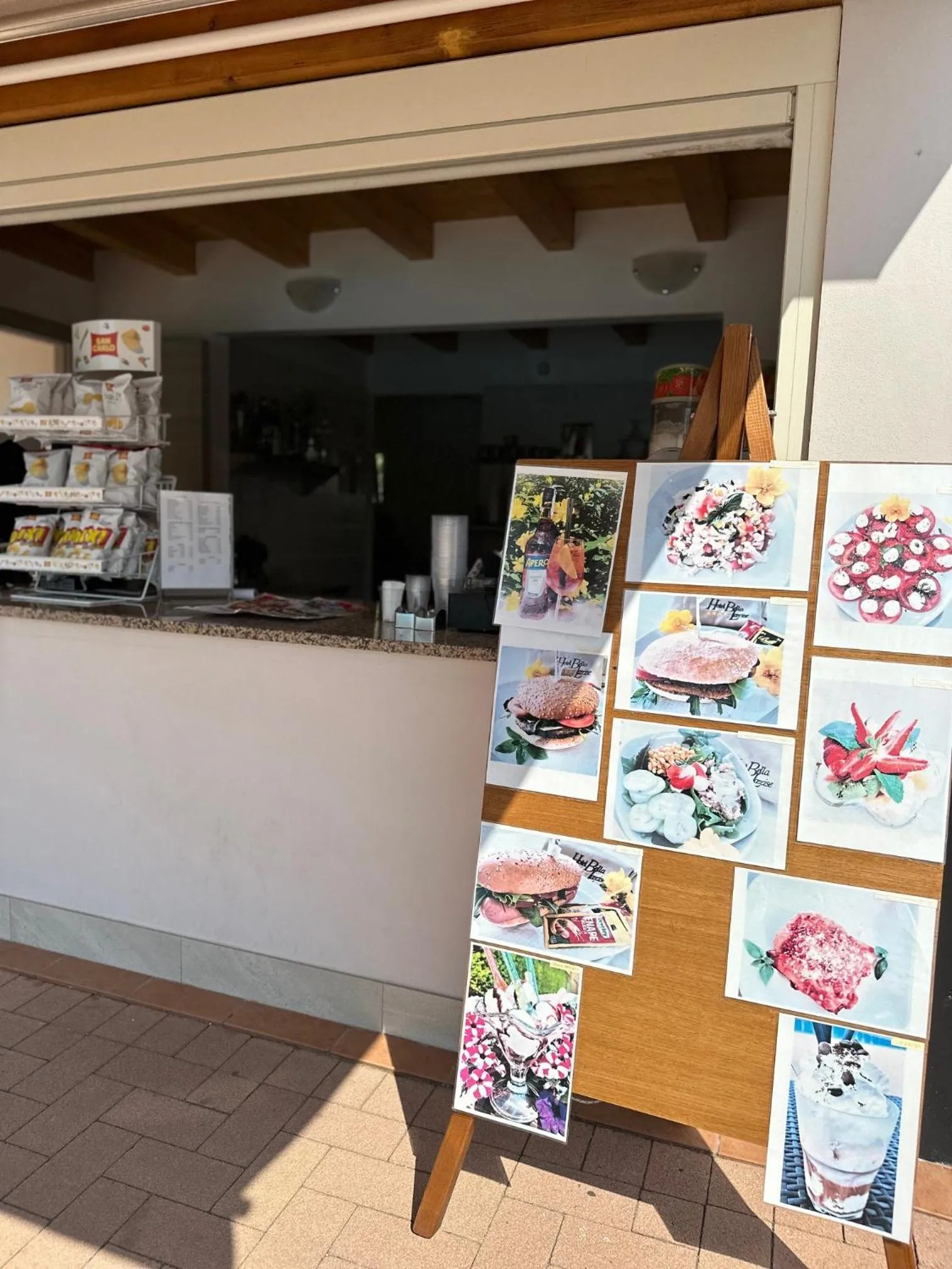 Food and drinks in Hotel Bella Lazise