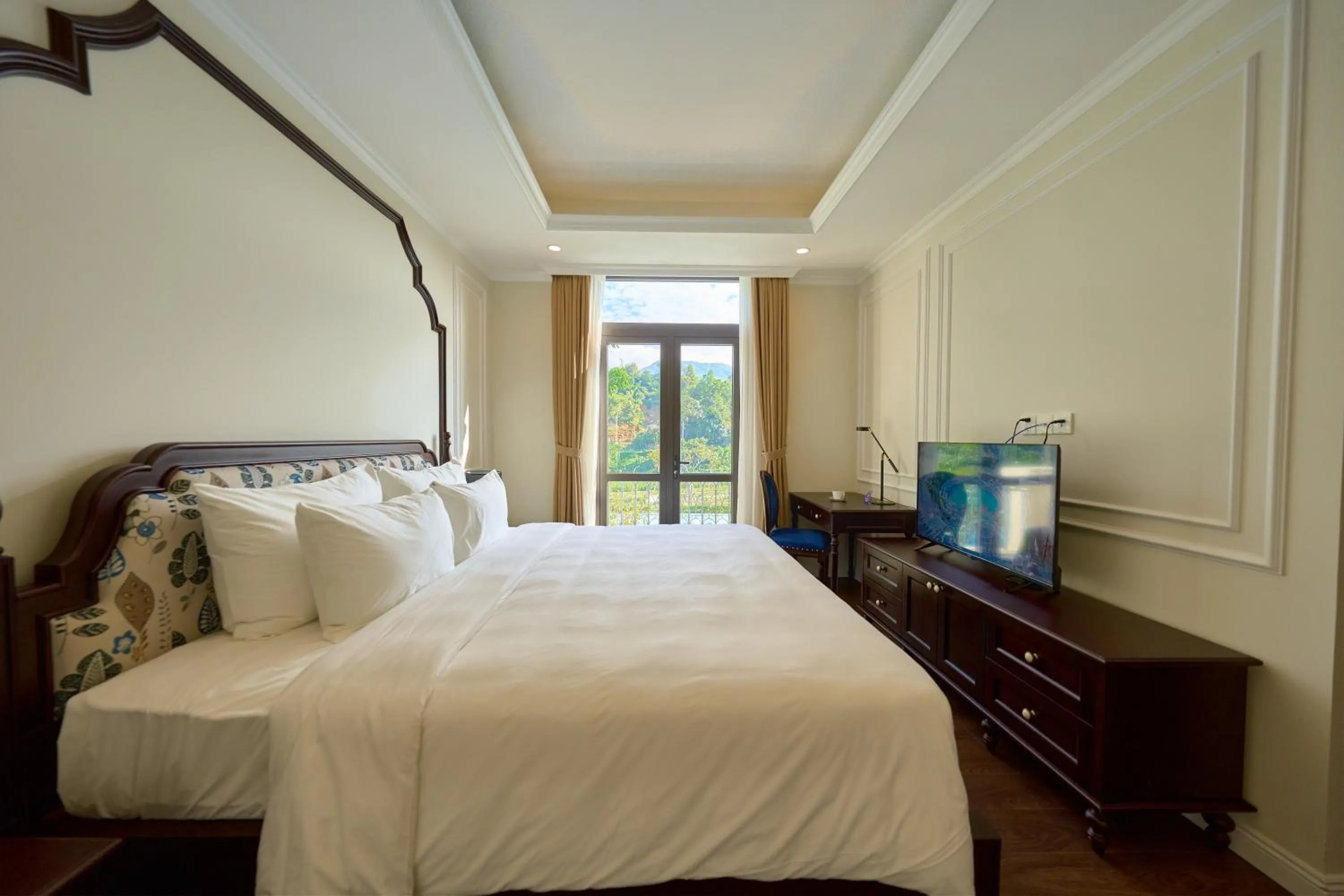 Bed in Venusgiti Hot Spring Resort & Spa