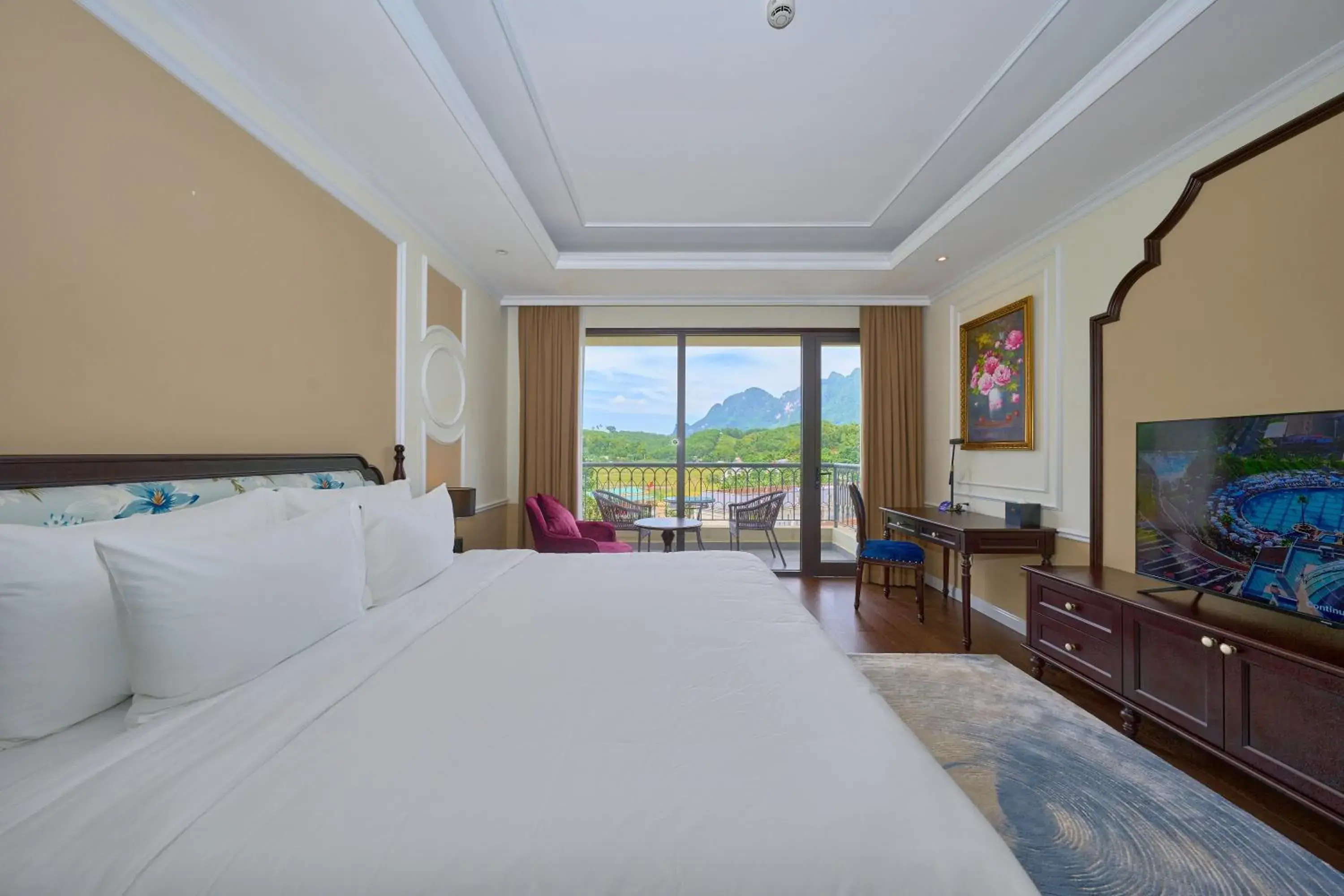 Bed in Venusgiti Hot Spring Resort & Spa Bed in Venusgiti Hot Spring Resort & Spa