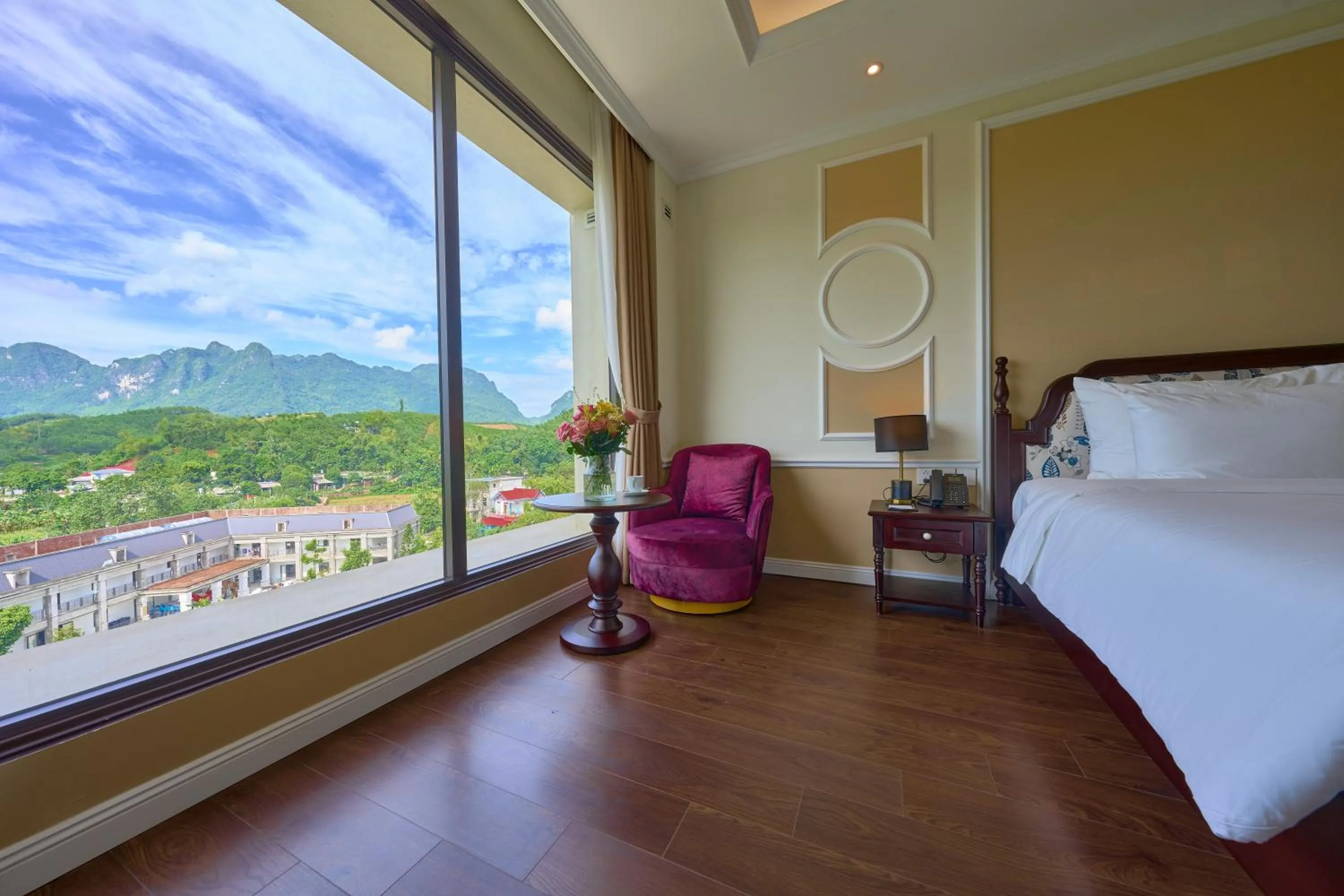 Bed in Venusgiti Hot Spring Resort & Spa