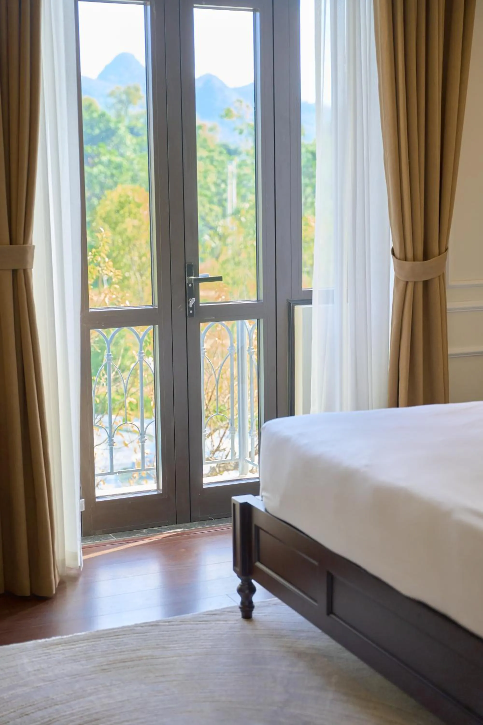 Bed in Venusgiti Hot Spring Resort & Spa