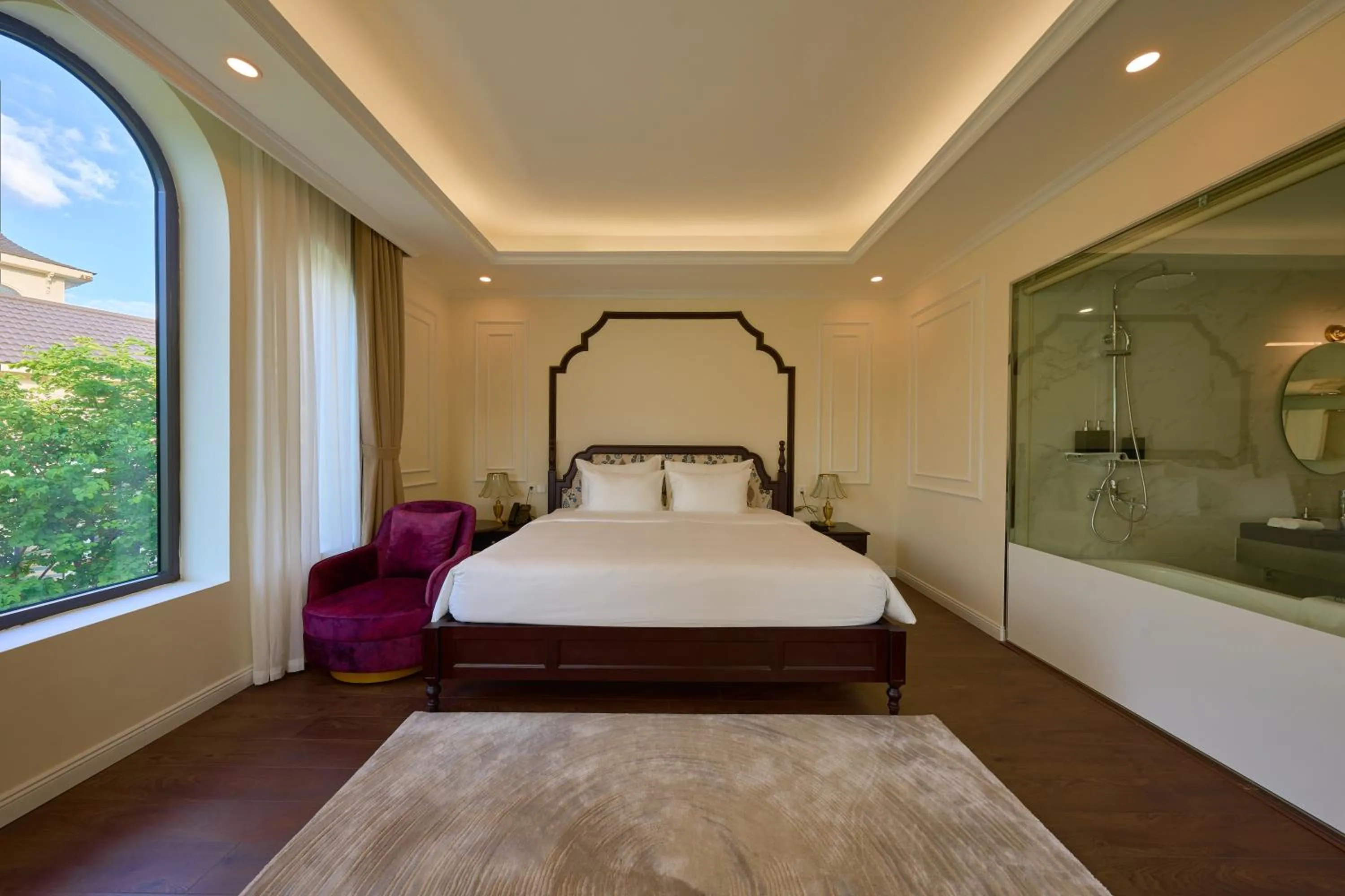 Bed in Venusgiti Hot Spring Resort & Spa