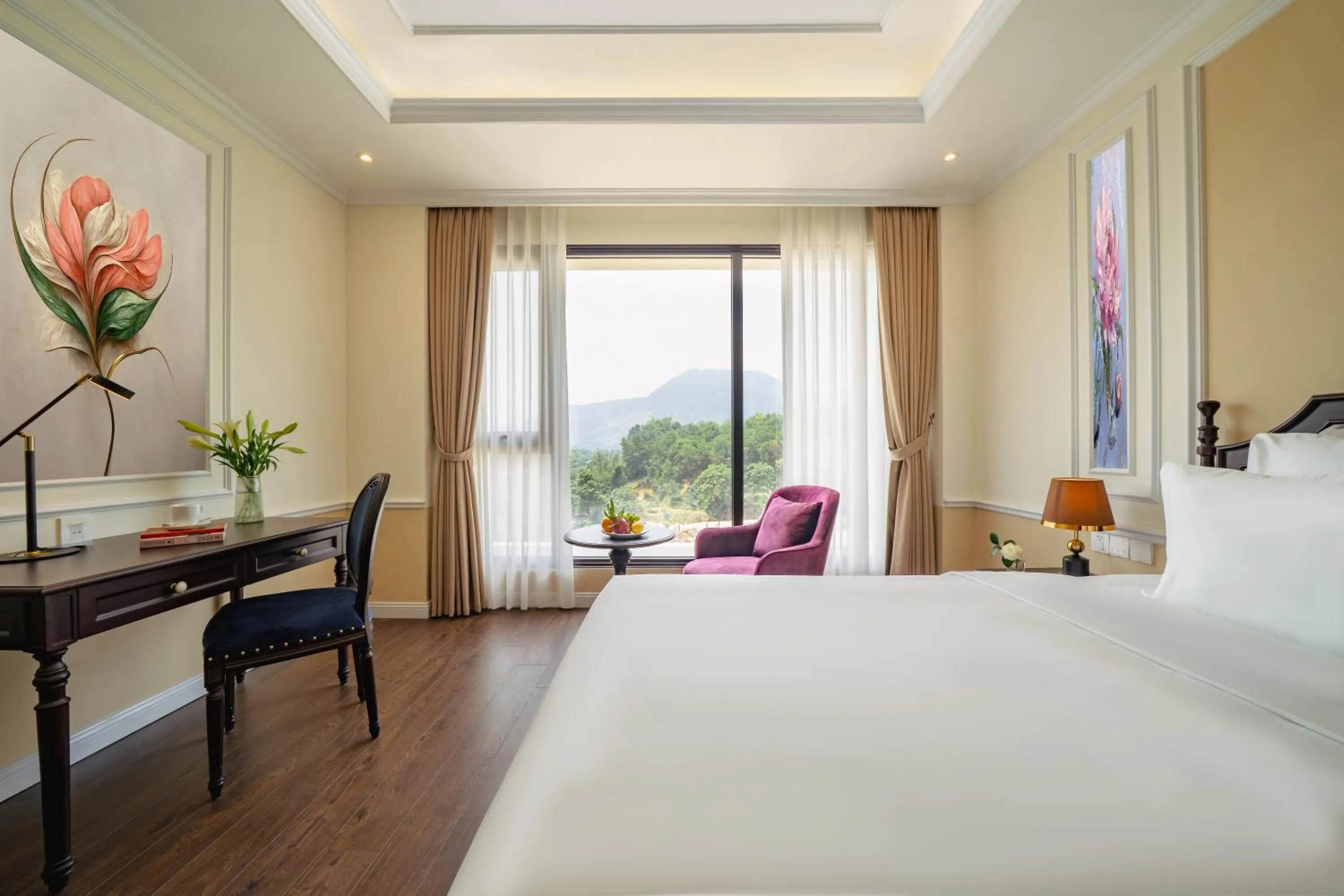 Bed in Venusgiti Hot Spring Resort & Spa