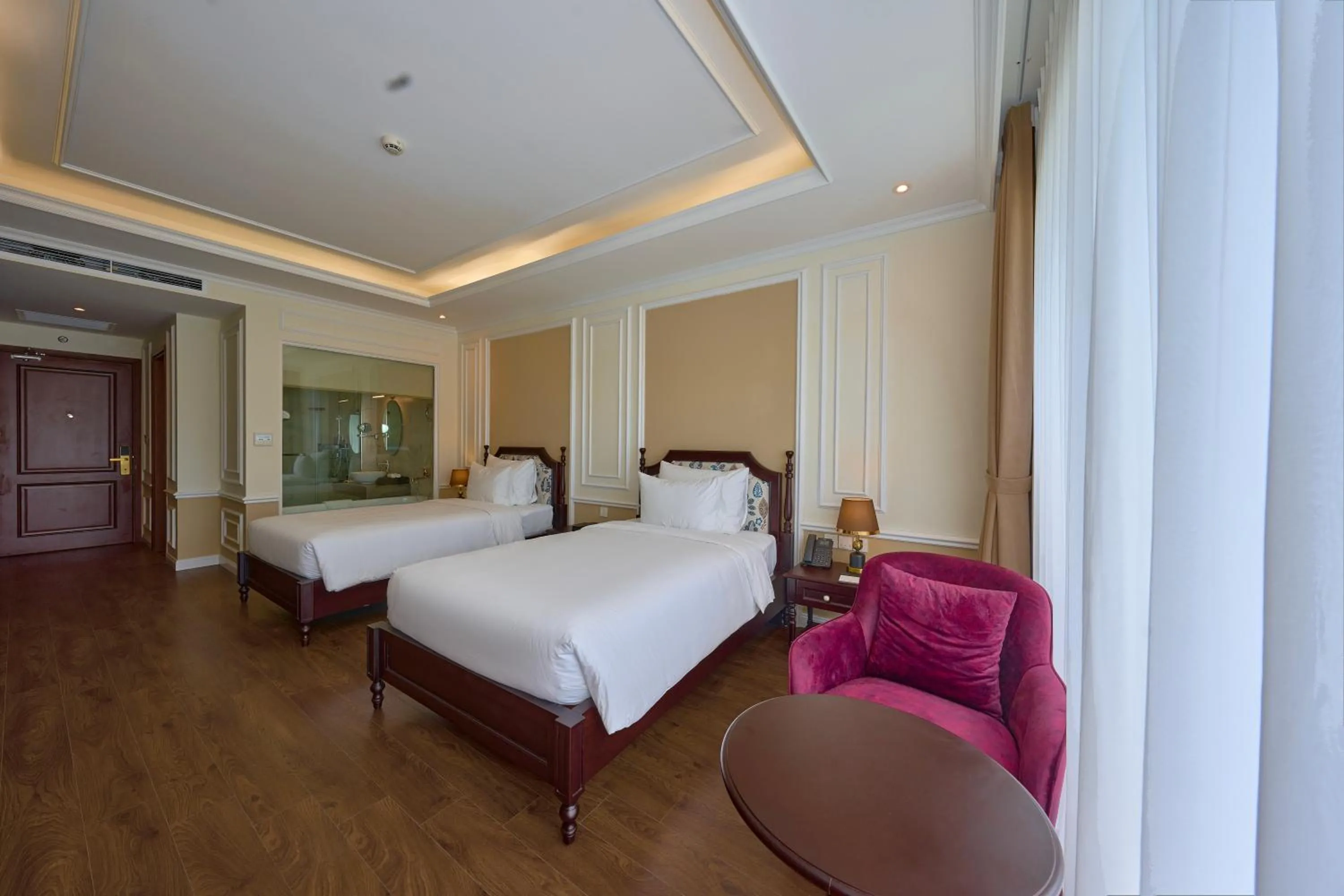 Bed in Venusgiti Hot Spring Resort & Spa