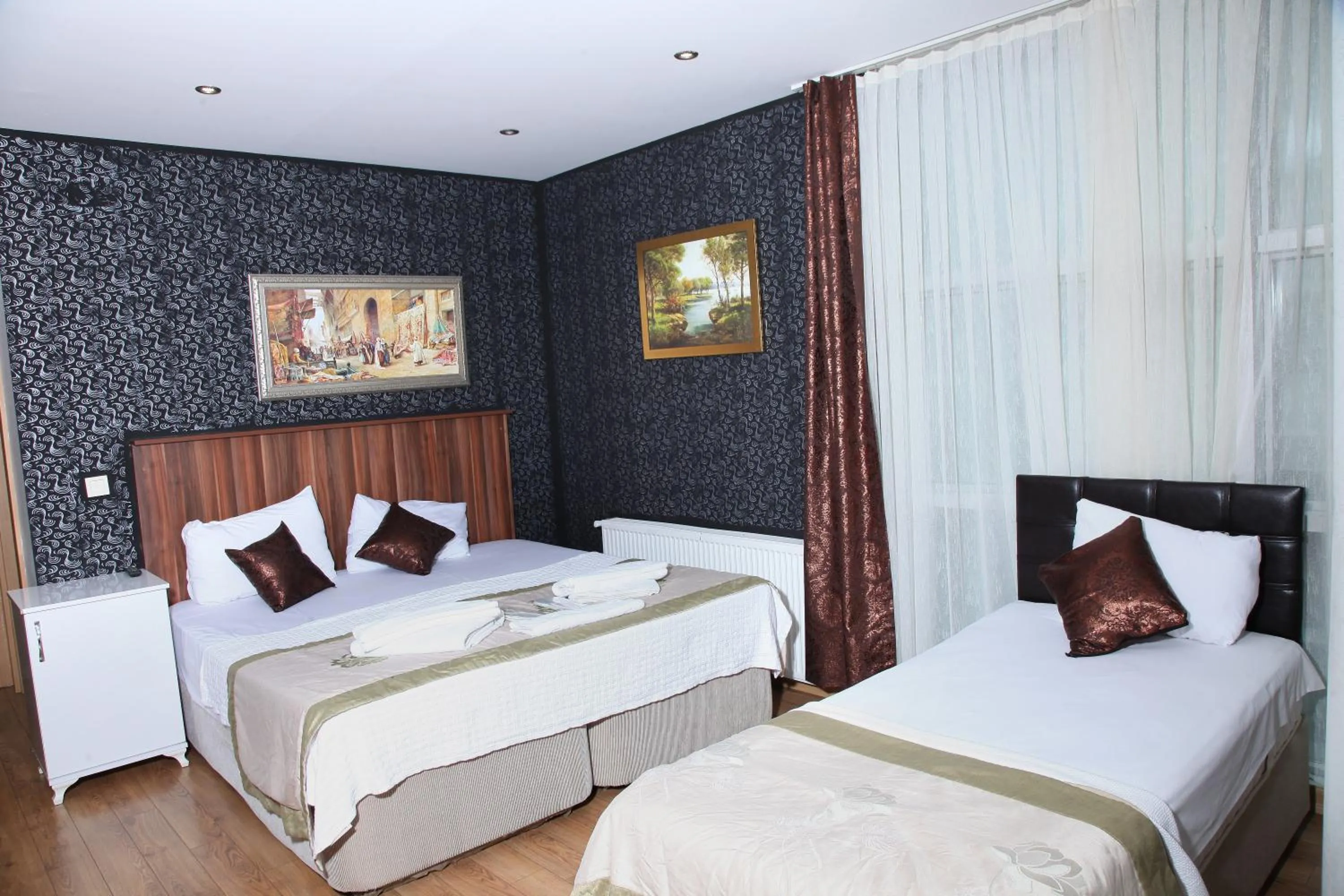 Bed in garden hill hotel