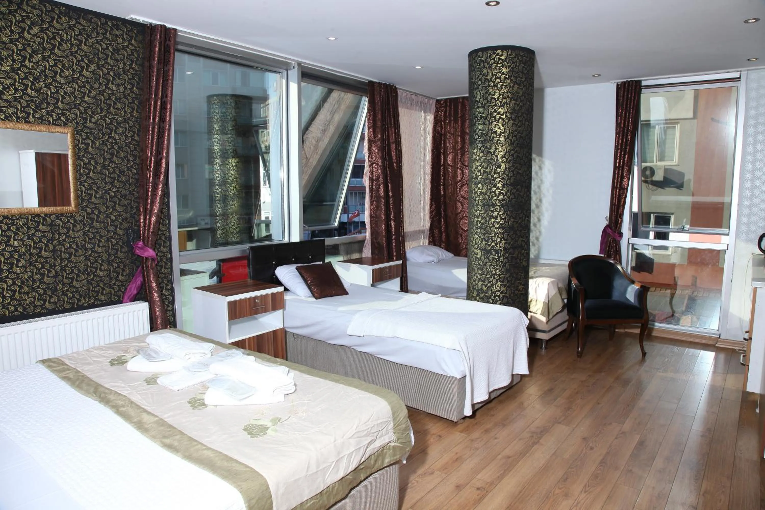 Bed in garden hill hotel