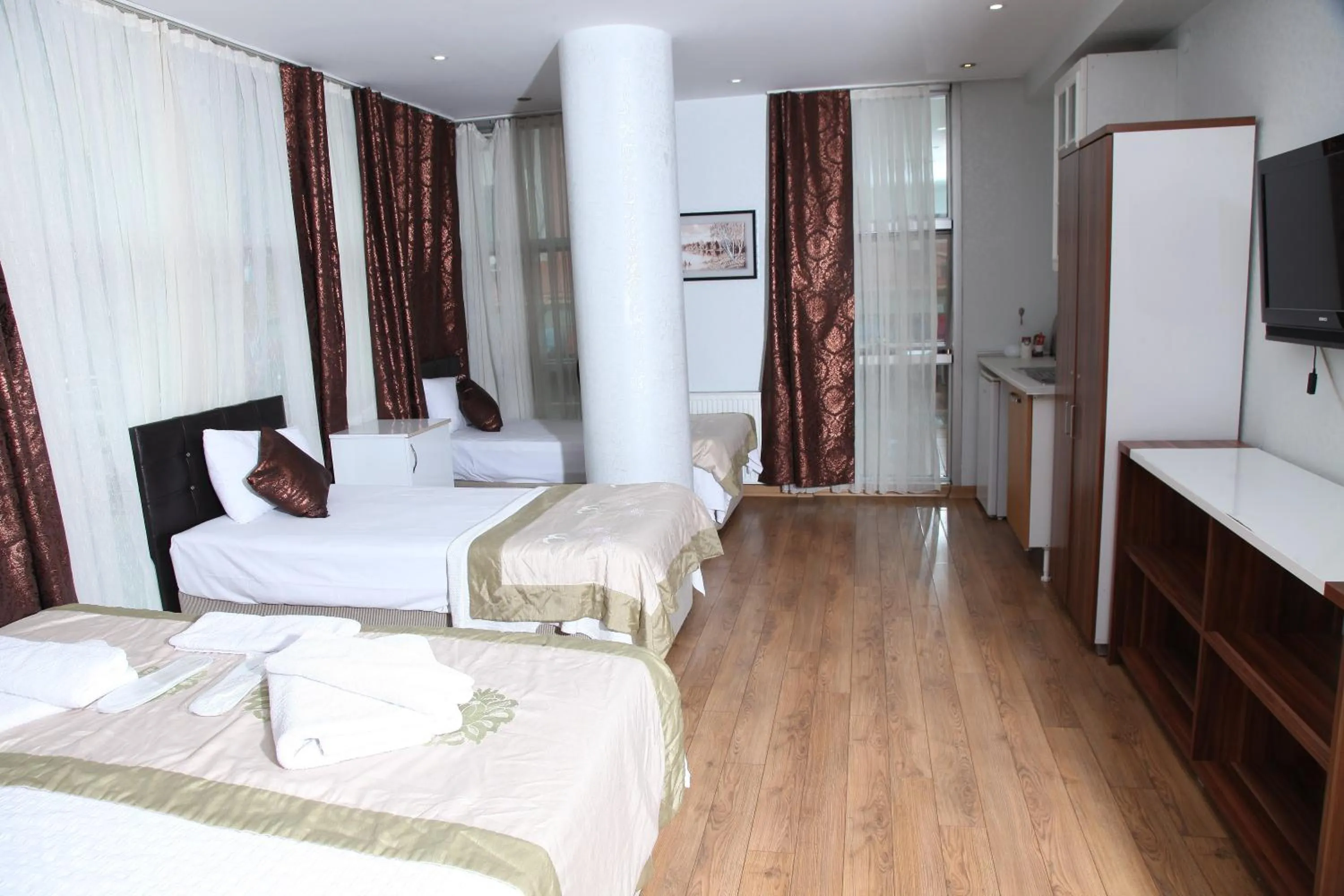 Bed in garden hill hotel