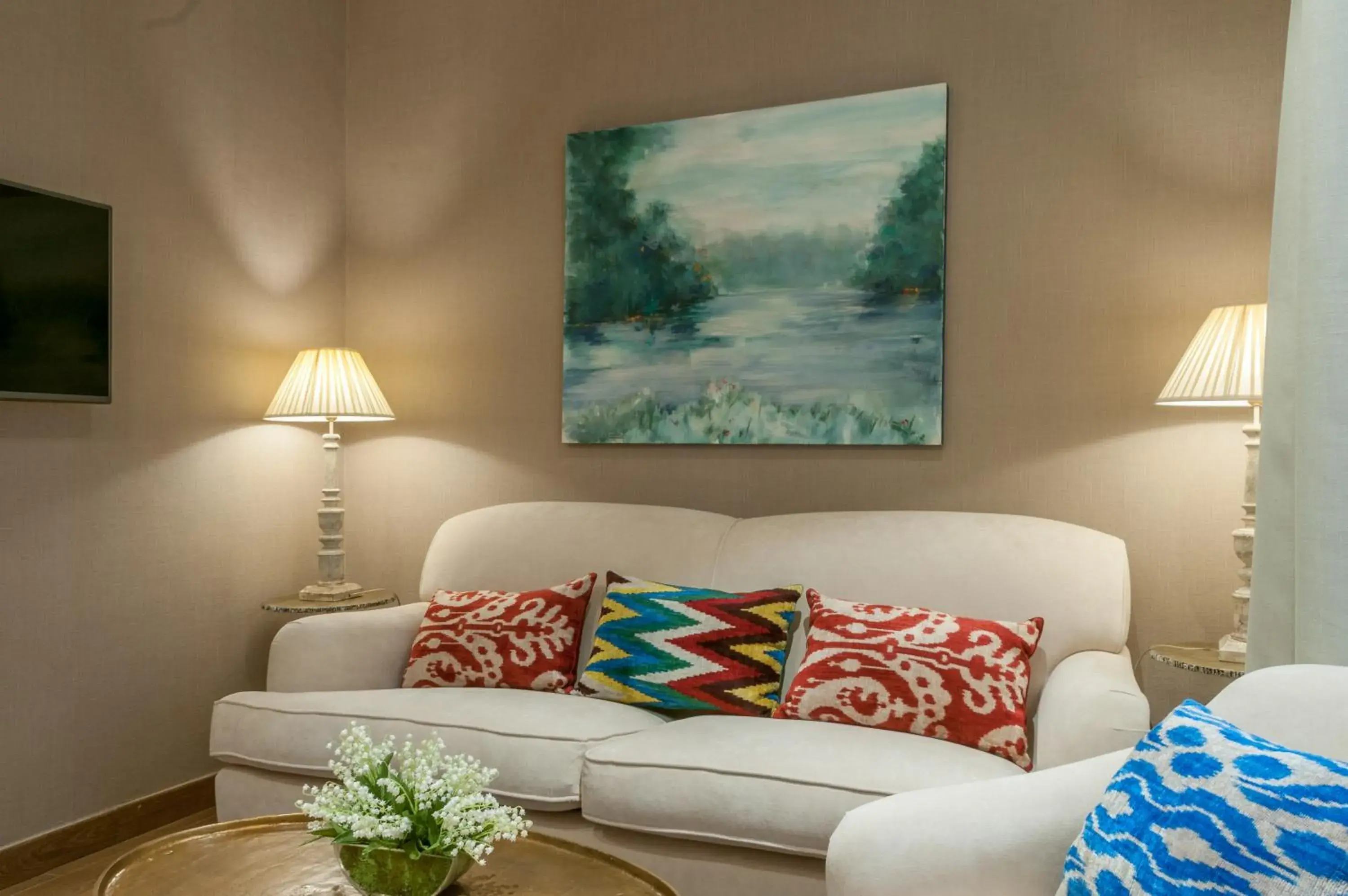 Living room in Suites Murillo Catedral Living room in Suites Murillo Catedral