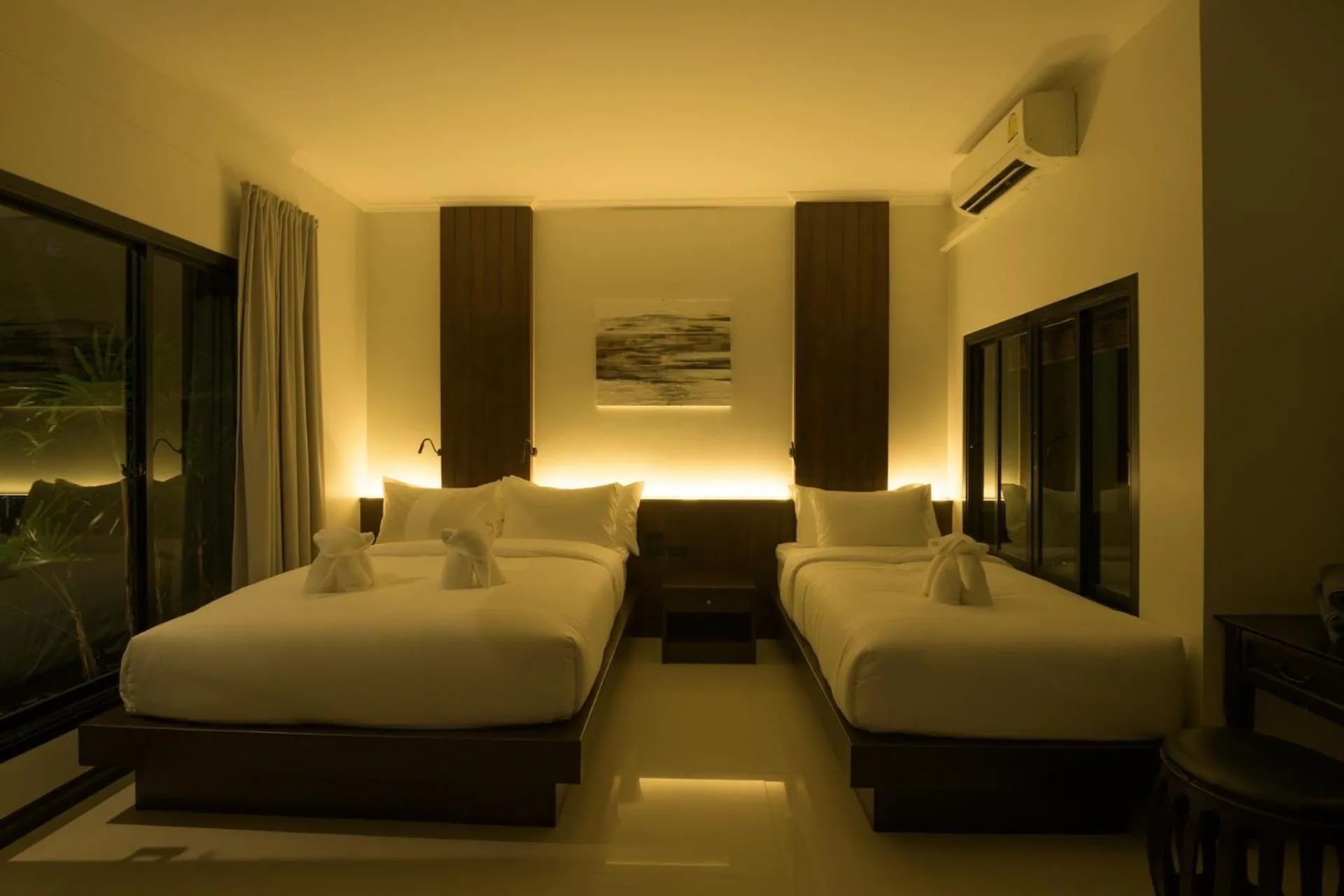 Bed in Green Garden Villa Hotel